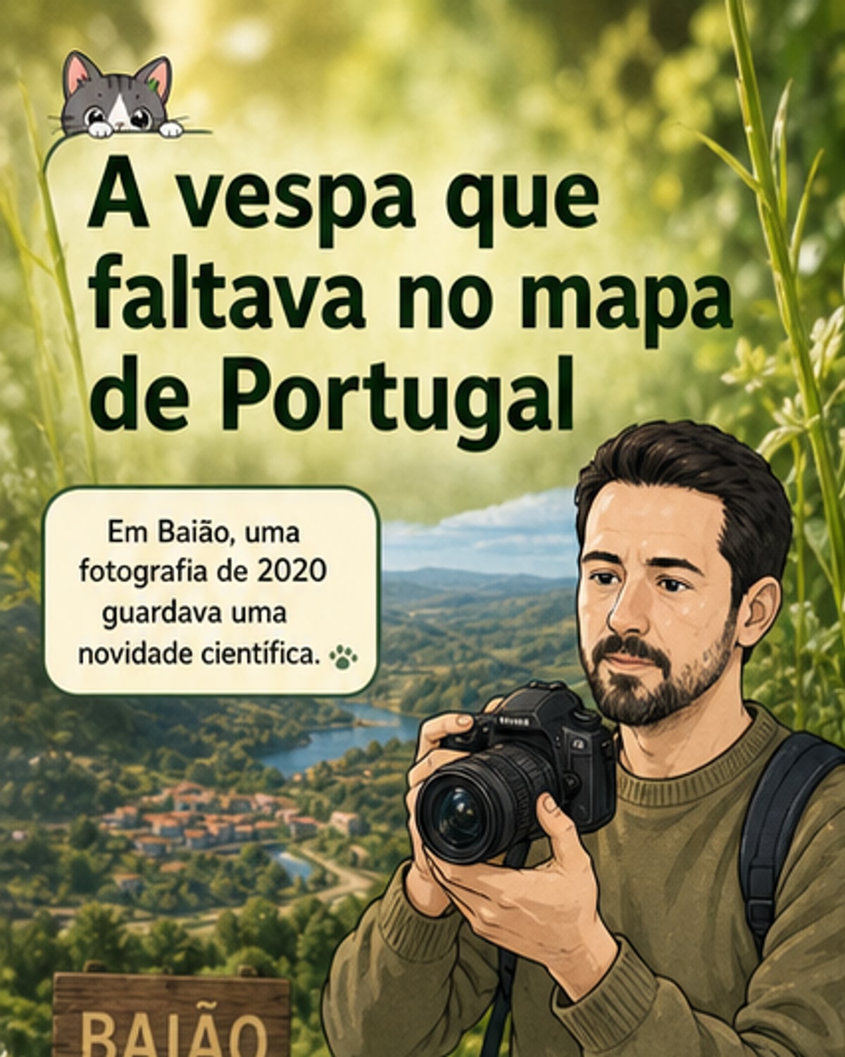 Primeira vespa do género registada em Portugal