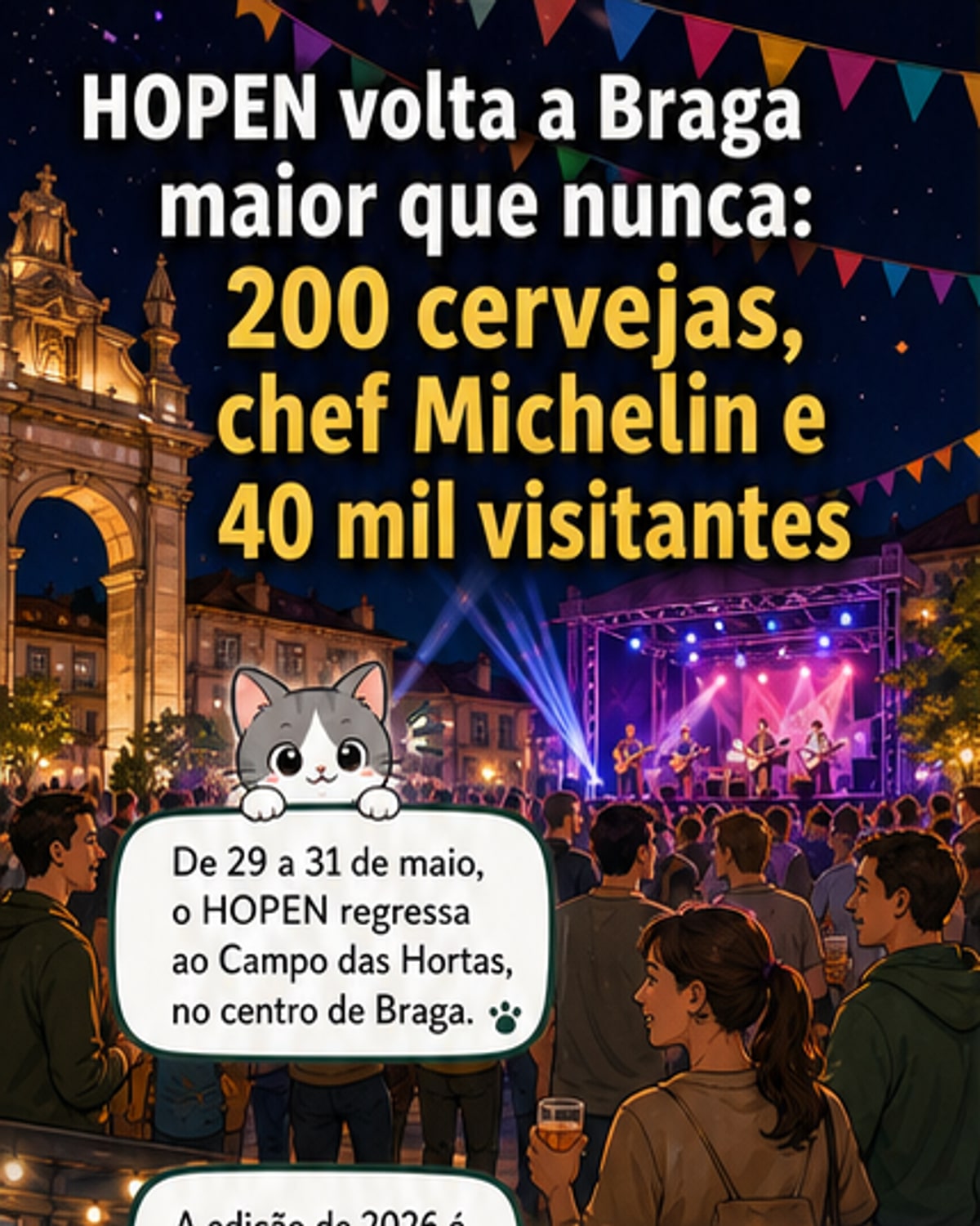 HOPEN volta com 200+ cervejas e chef Michelin