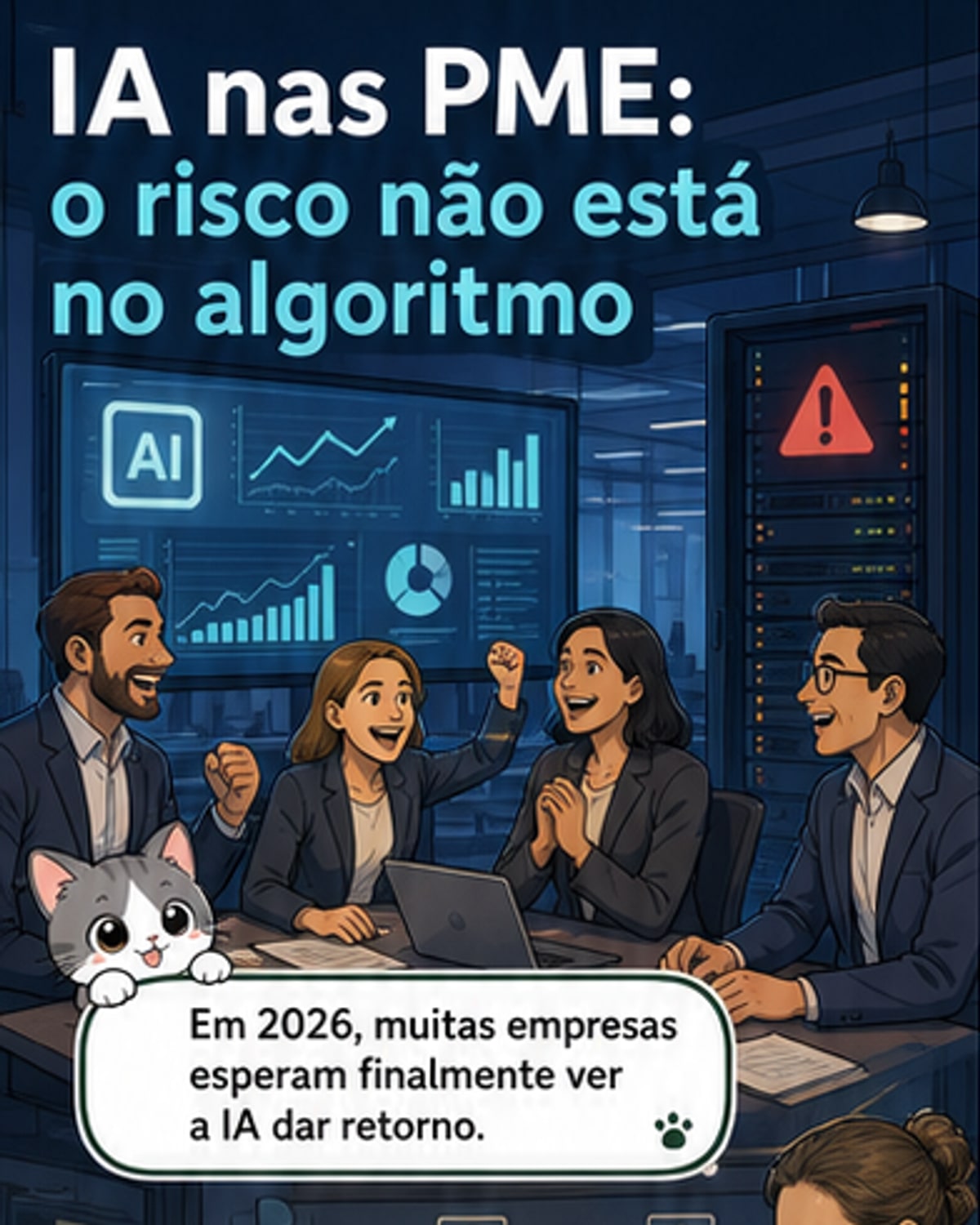 O verdadeiro problema da IA nas empresas