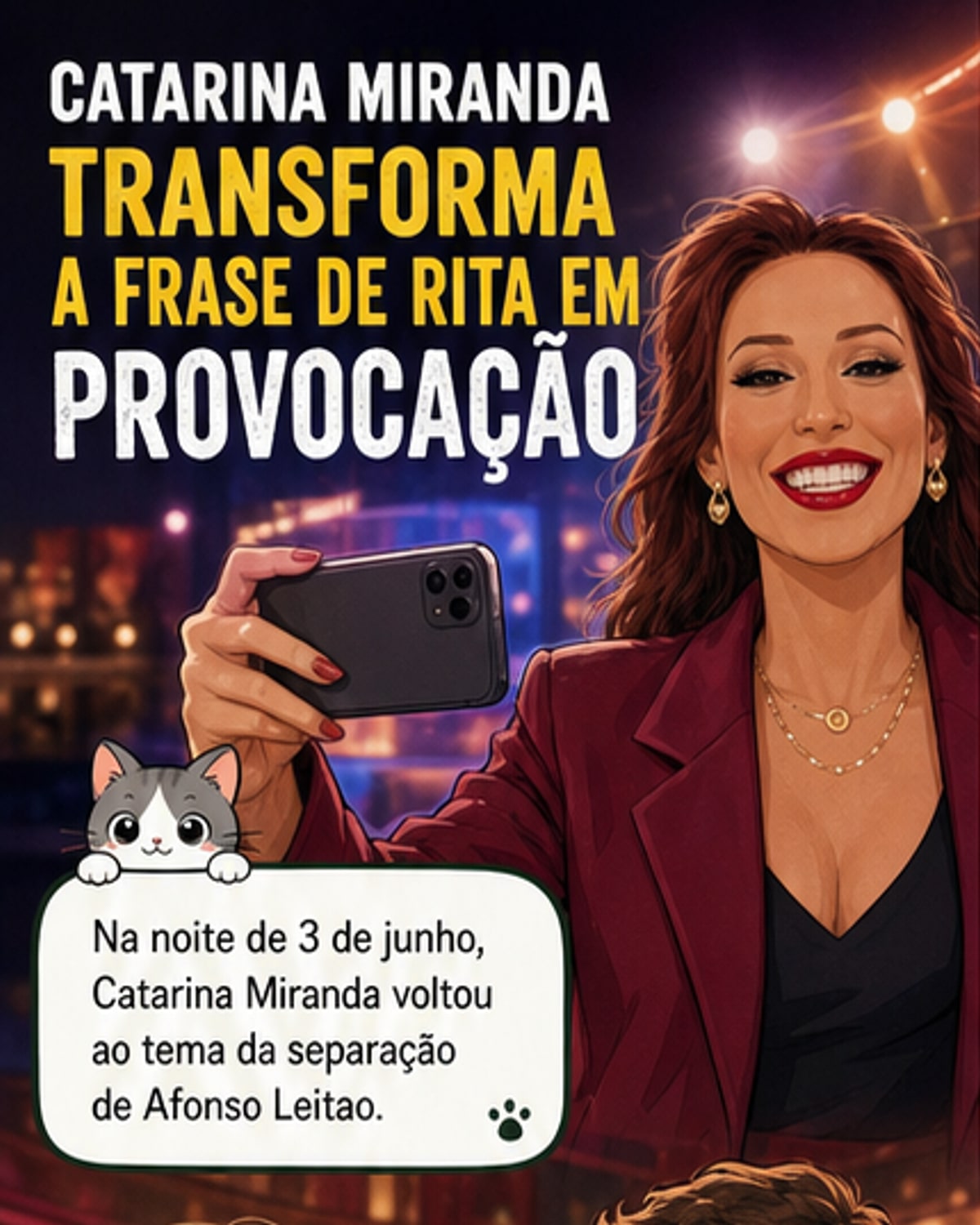 Catarina Miranda responde com música