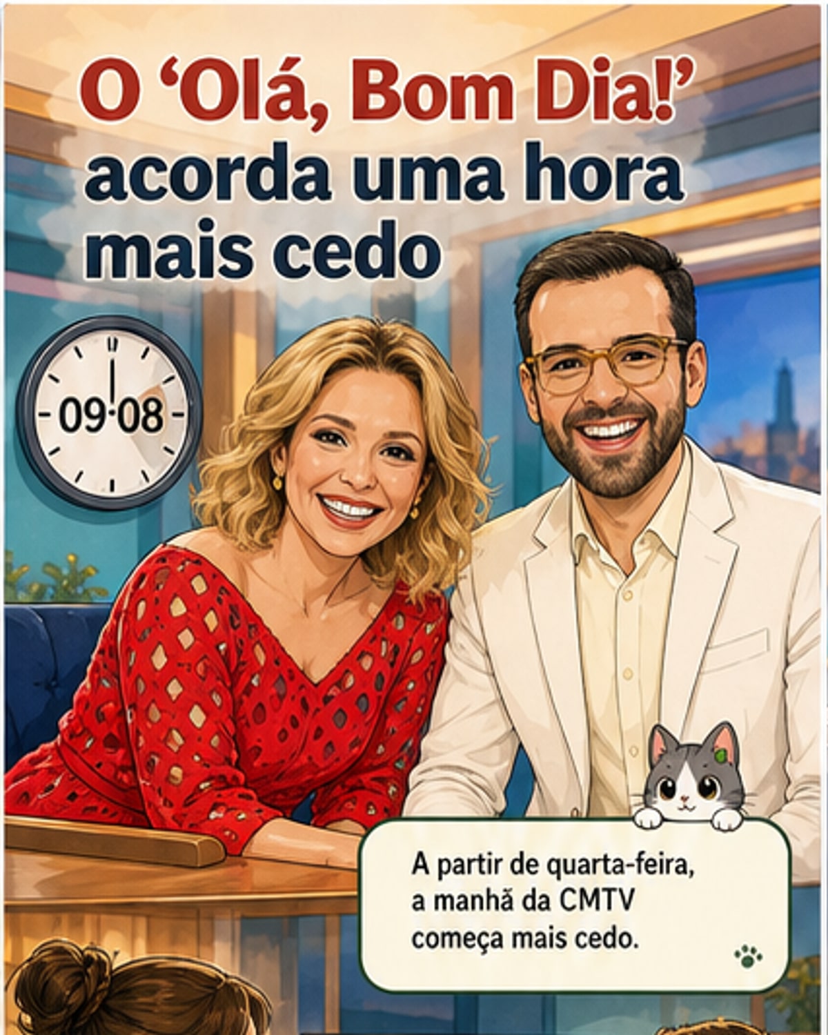 Programa 'Olá, Bom dia!' começa mais cedo