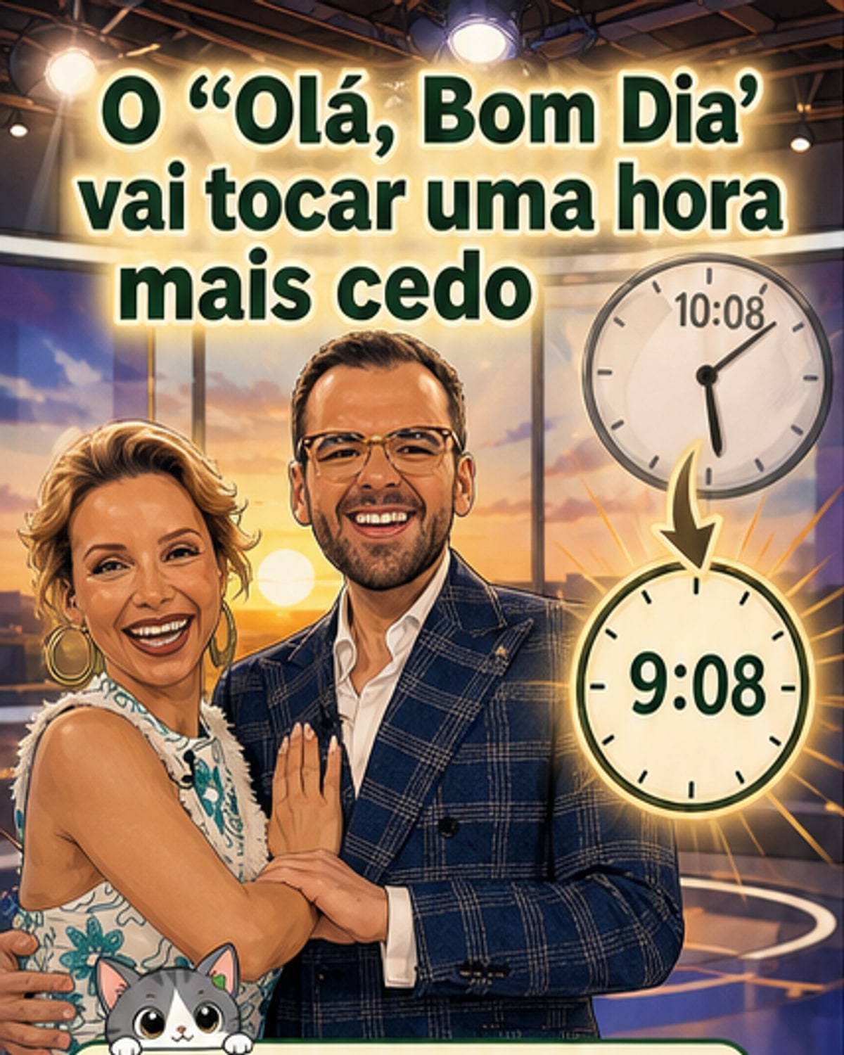 Olá, Bom Dia estreia novo horário