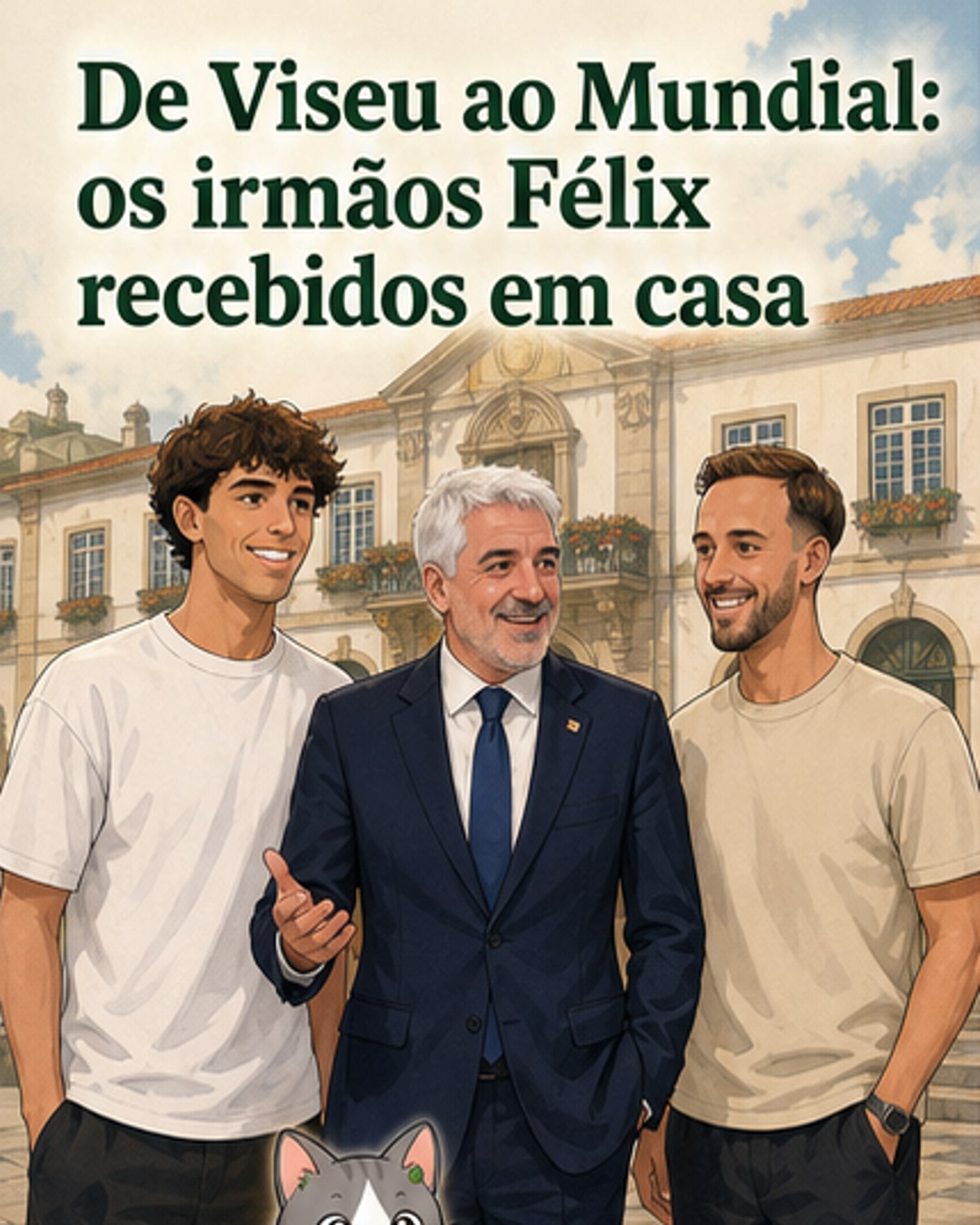 João Félix homenageado em Viseu antes do Mundial