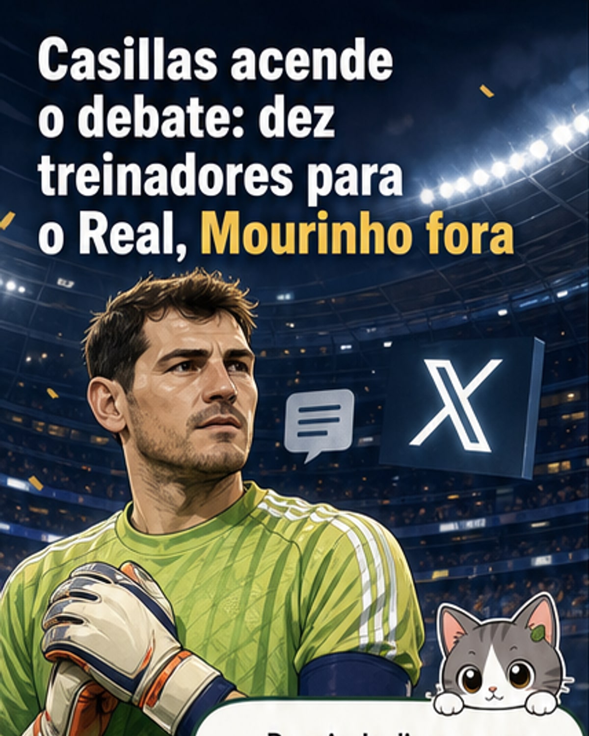 Casillas revela sua lista de treinadores para o Real