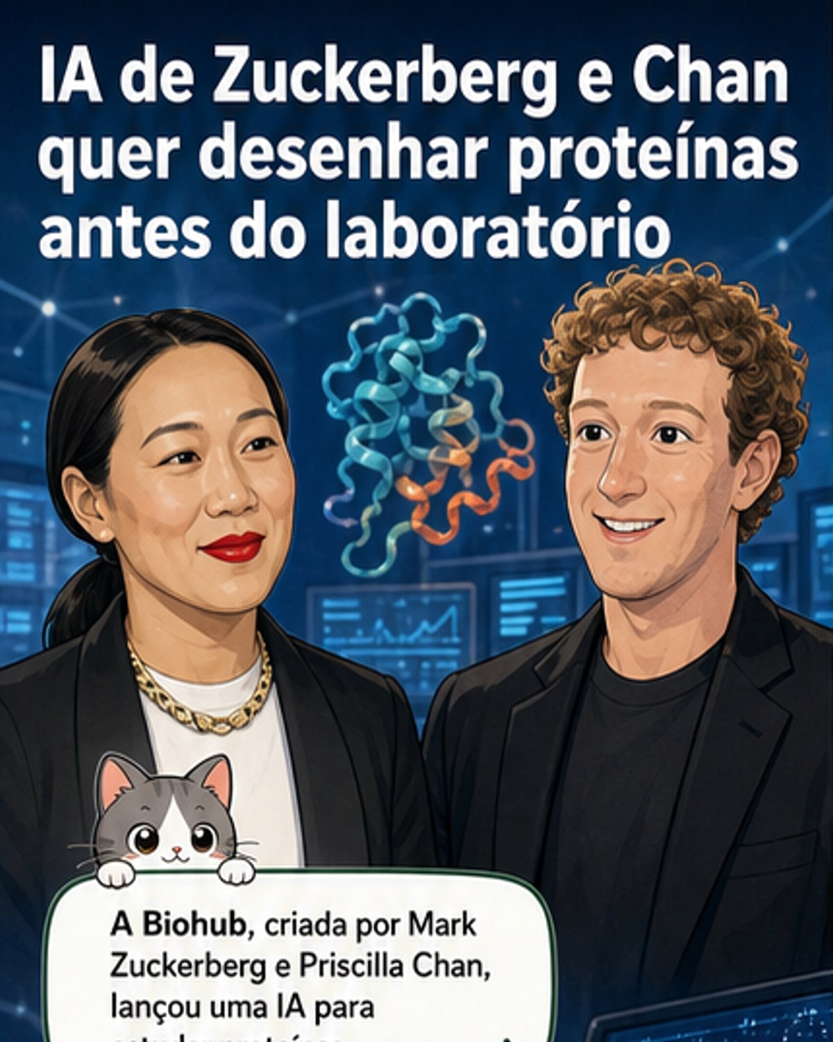 Zuckerberg aposta em IA para criar proteínas
