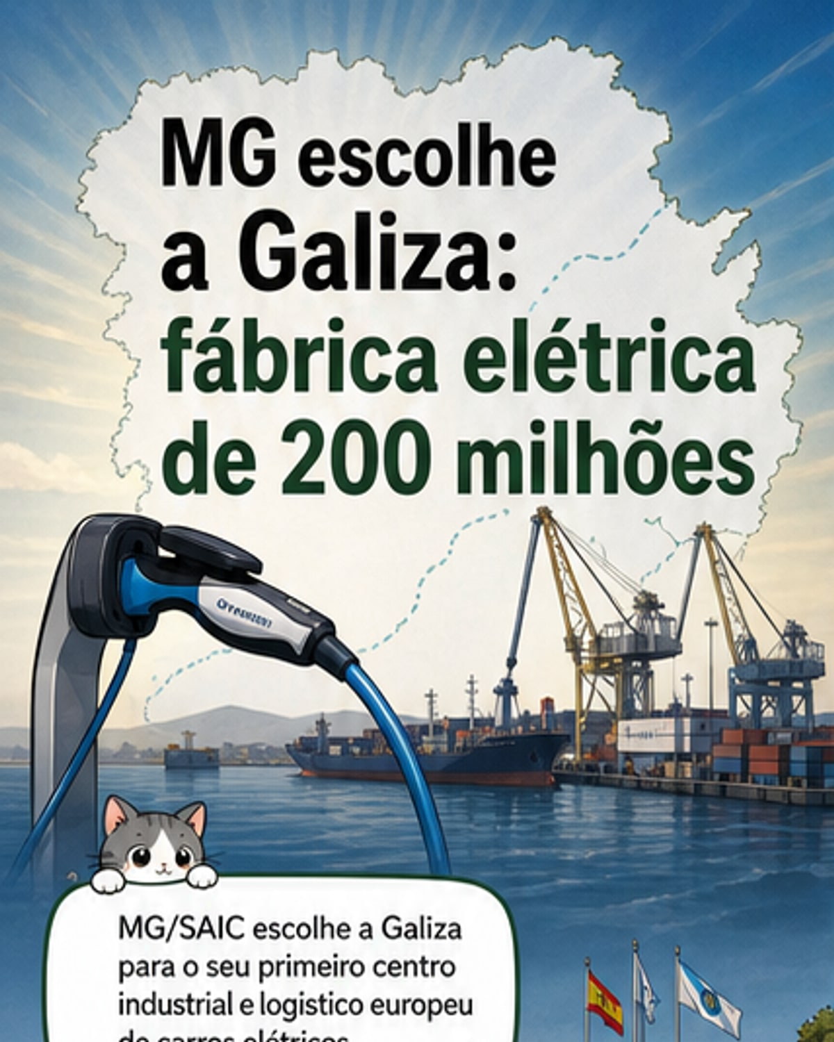 SAIC escolhe Corunha para fábrica europeia da MG