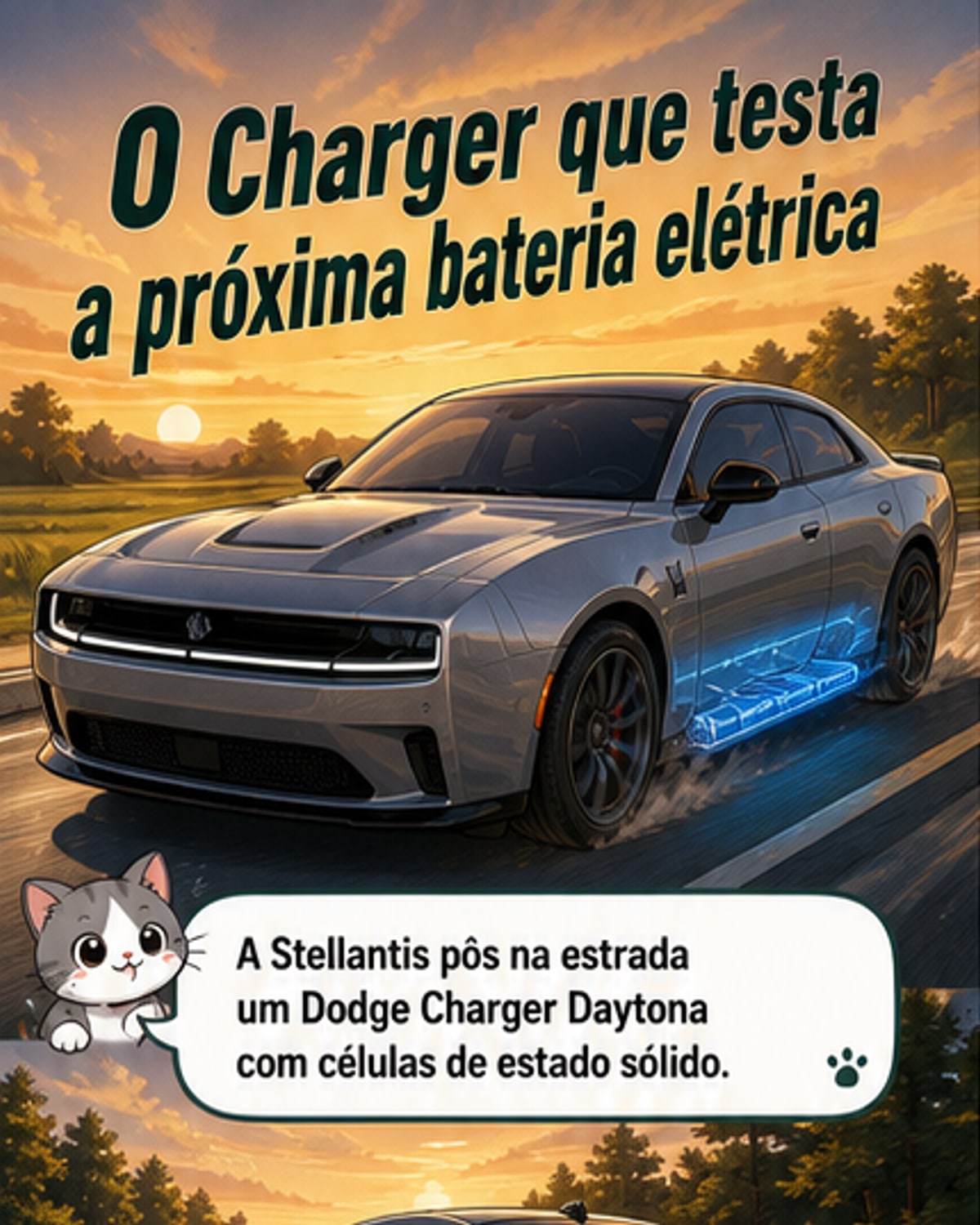Stellantis testa carro com bateria de estado sólido