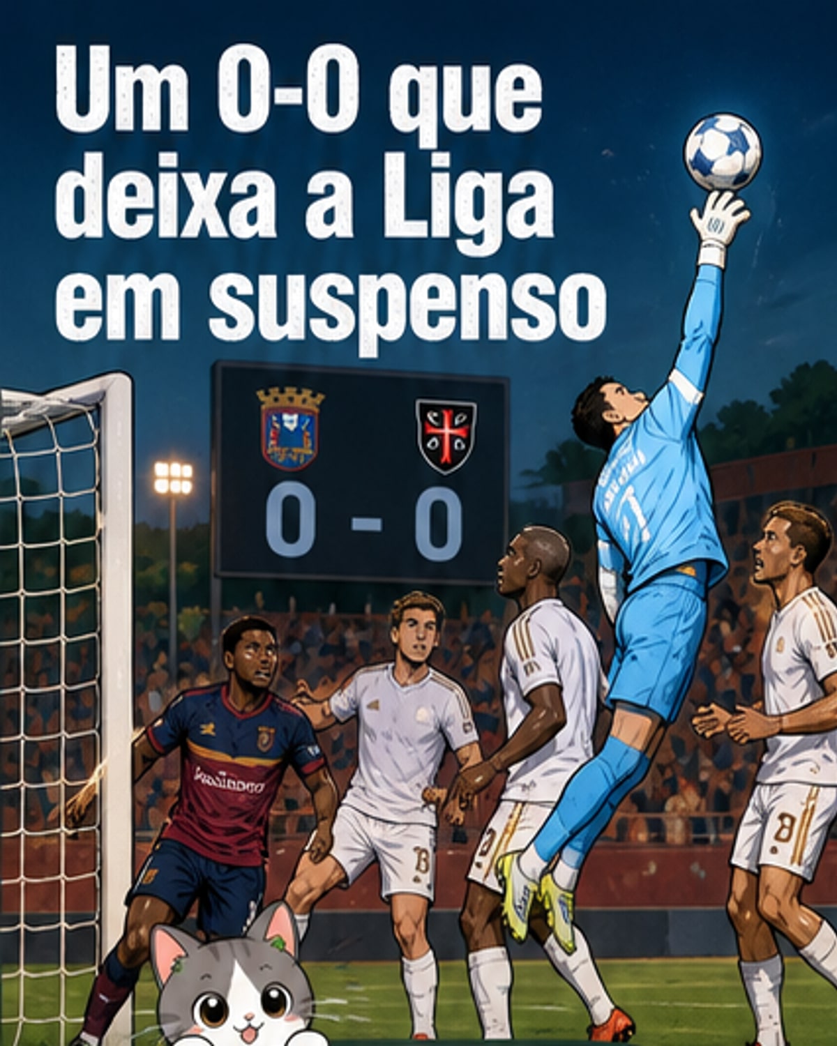 Empate sem gols no playoff de acesso