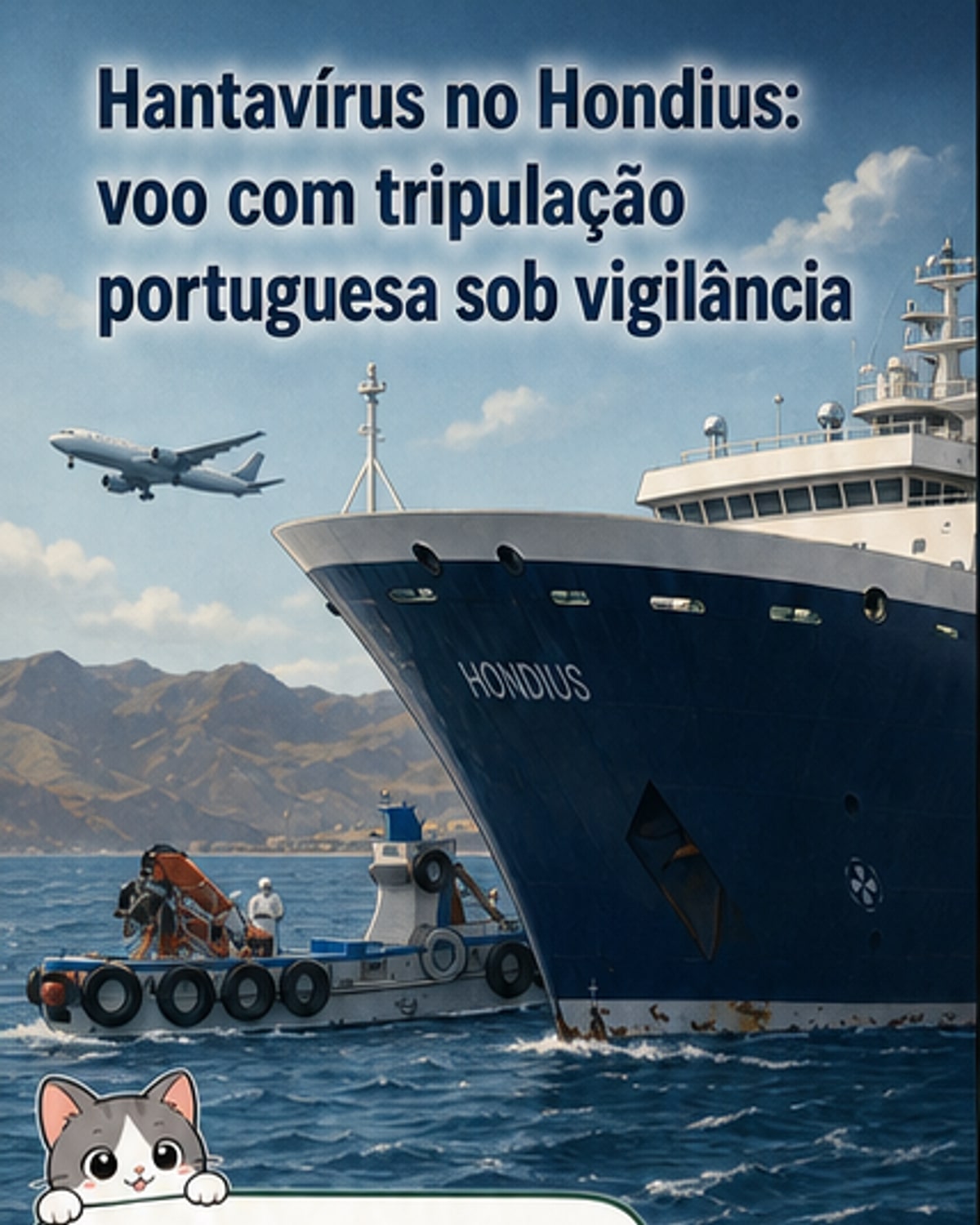 Caso de hantavírus no Canadá envolve voo com tripulação portuguesa