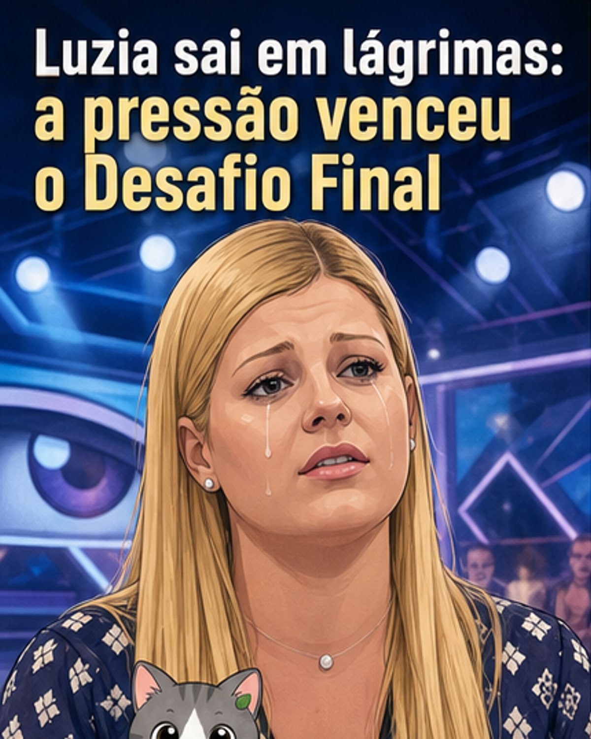 Luzia desiste do 'Secret Story' em lágrimas