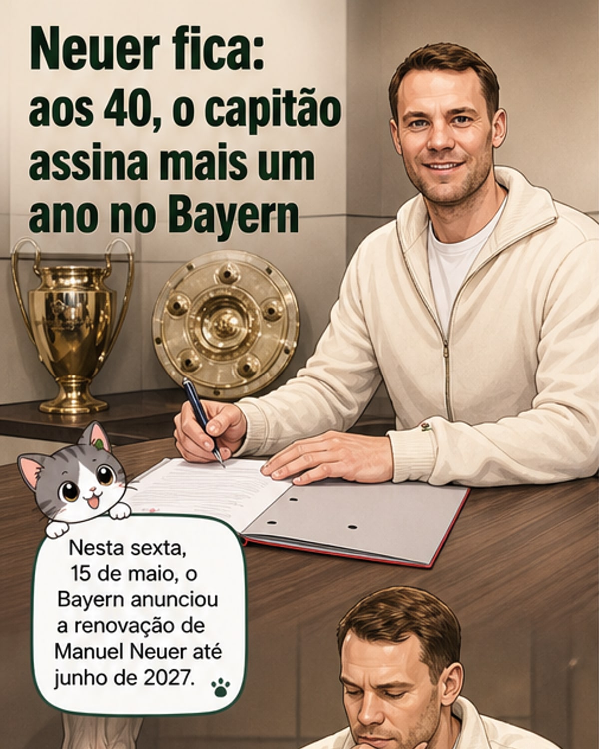 Neuer renova com o Bayern até 2027