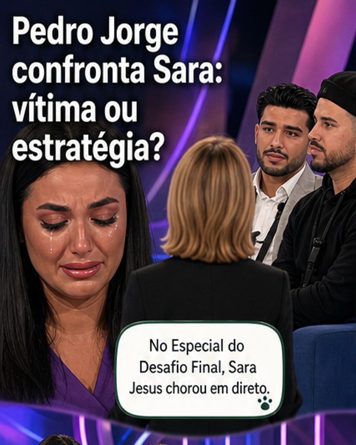 Pedro Jorge ataca Sara em 'Desafio Final'