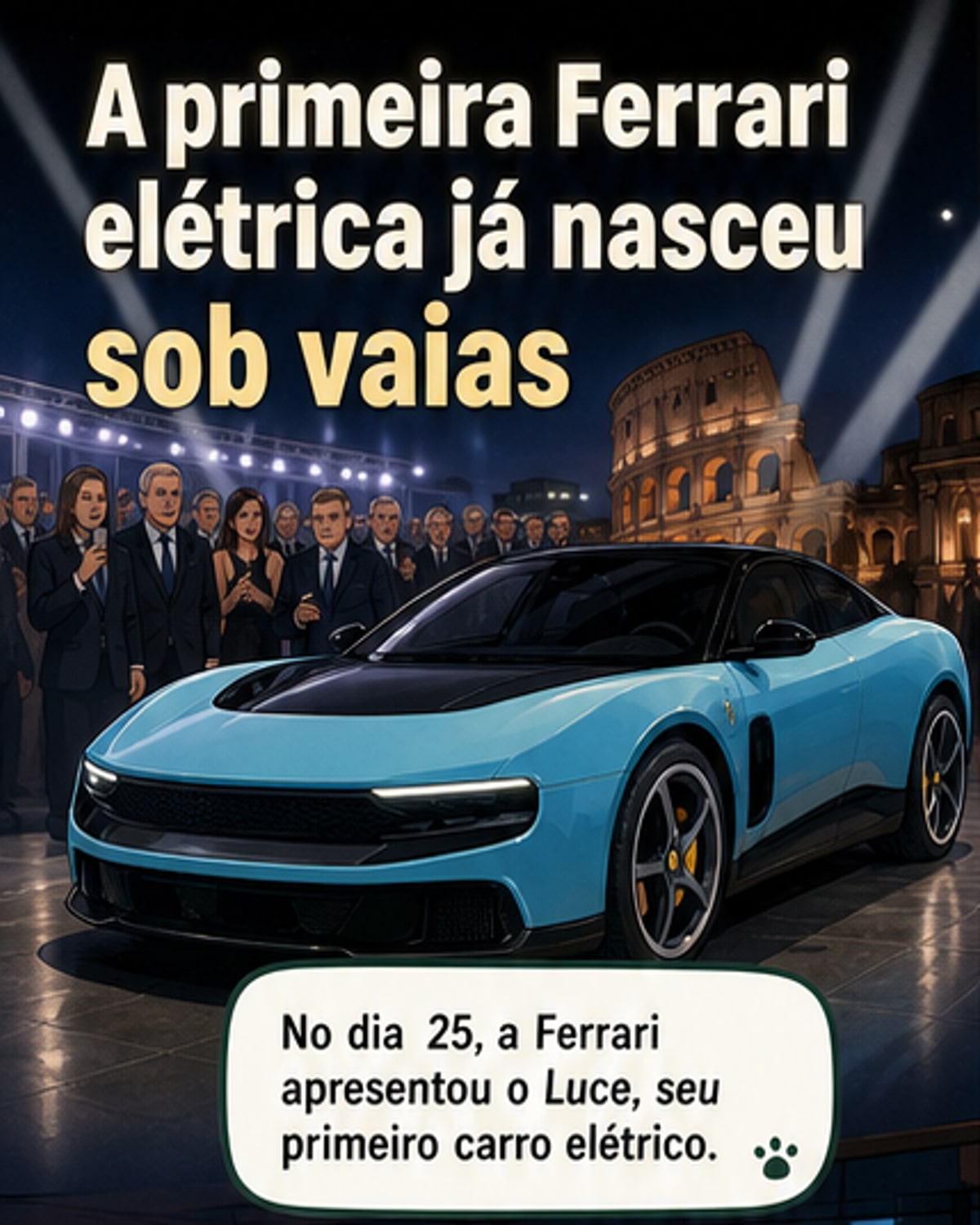 A Ferrari elétrica que ninguém quer