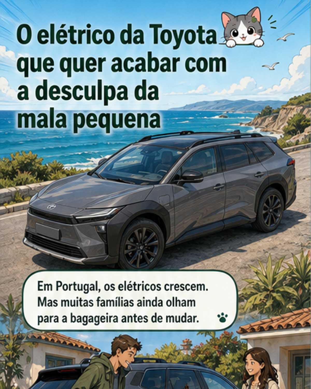 Toyota lança bZ4X Touring com 669L de mala