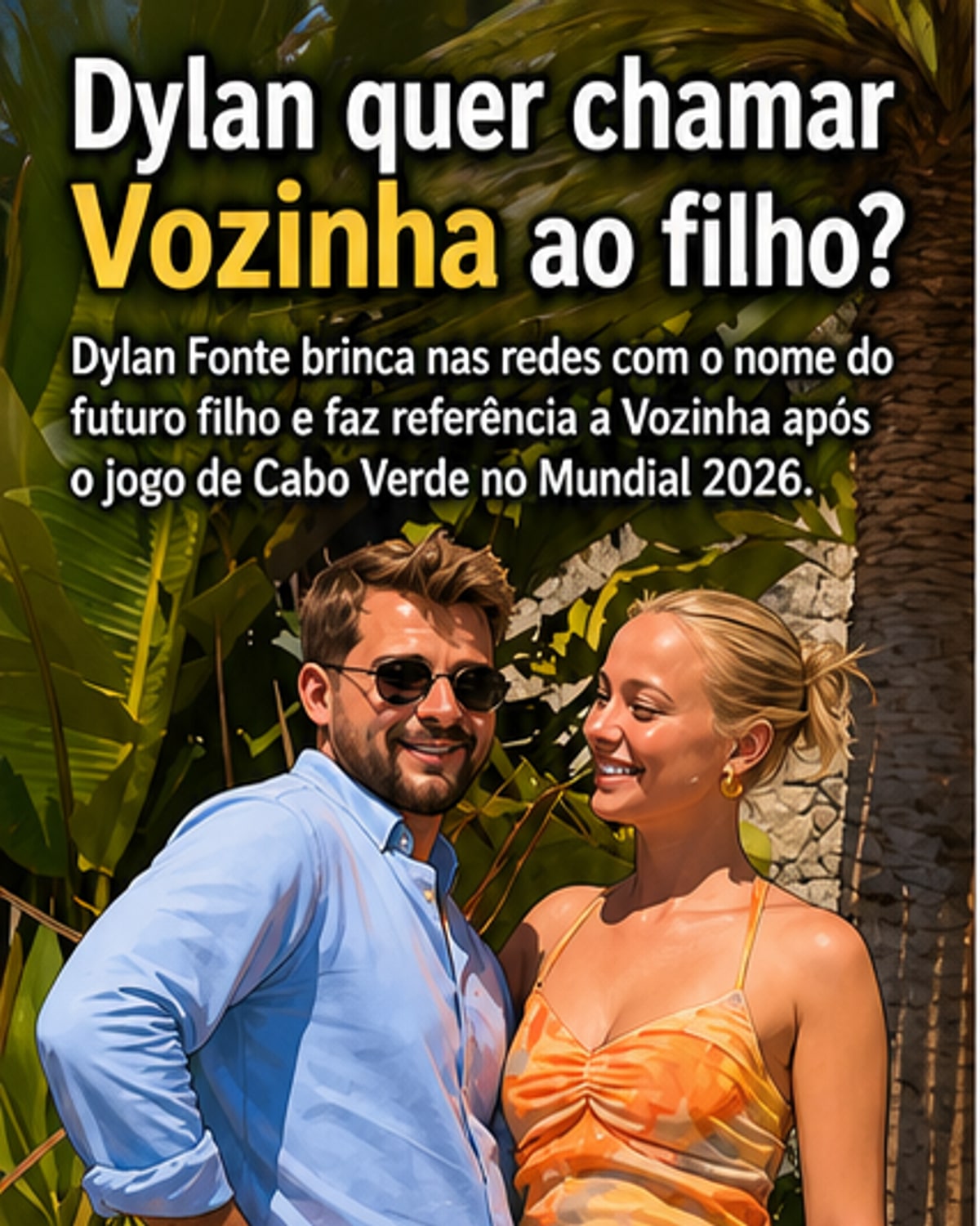 Dylan brinca com nome de filho e surpresa viraliza