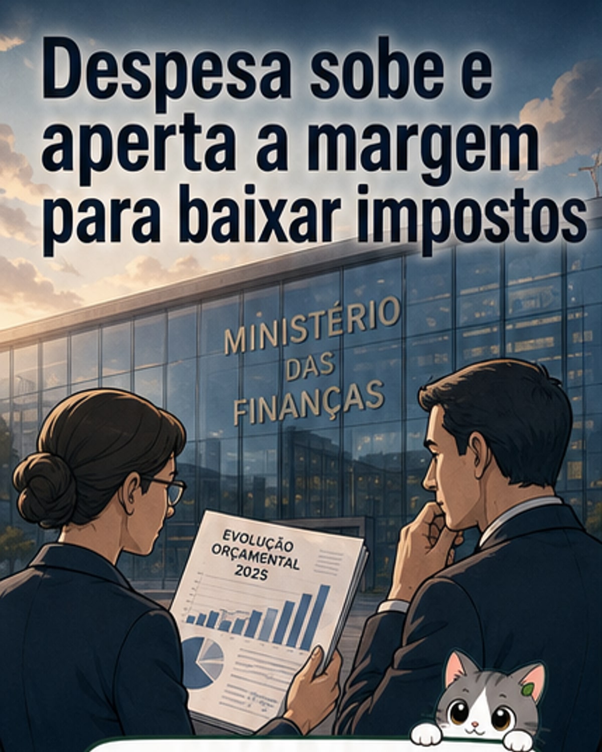 Despesa corrente pressiona carga fiscal
