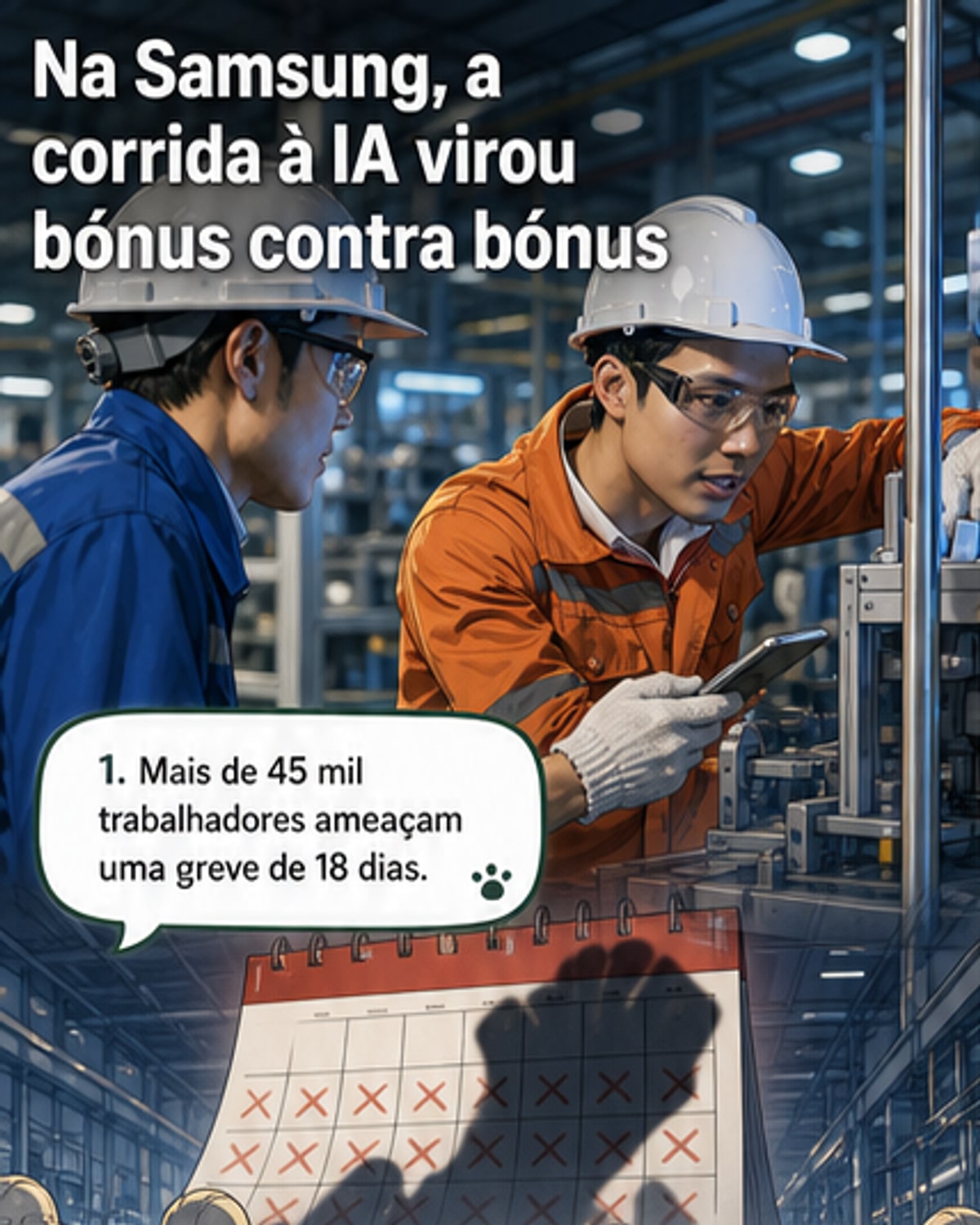 Desigualdade na Samsung expõe tensão da IA