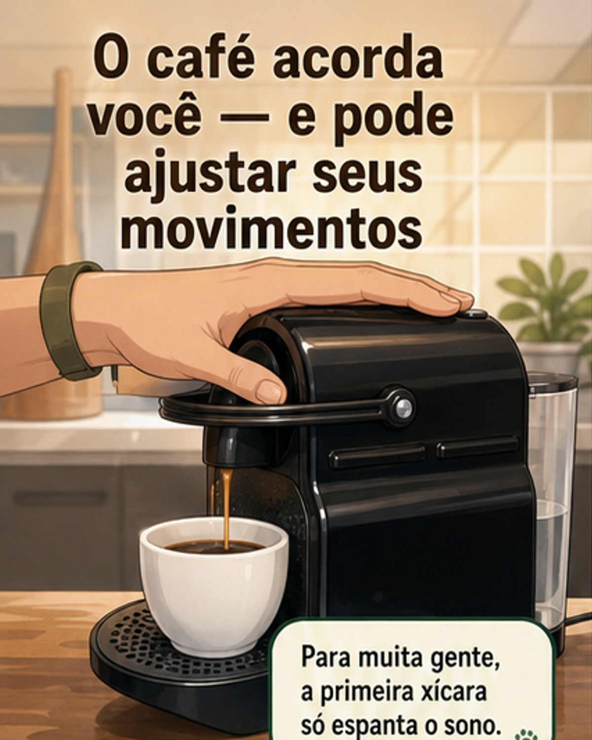 Café pode mudar como o cérebro controla movimentos