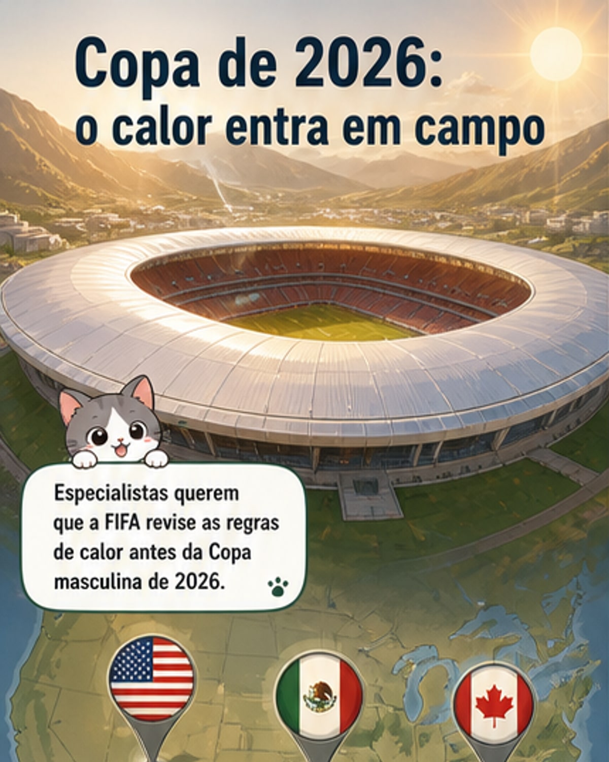 Copa de 2026: calor extremo preocupa especialistas