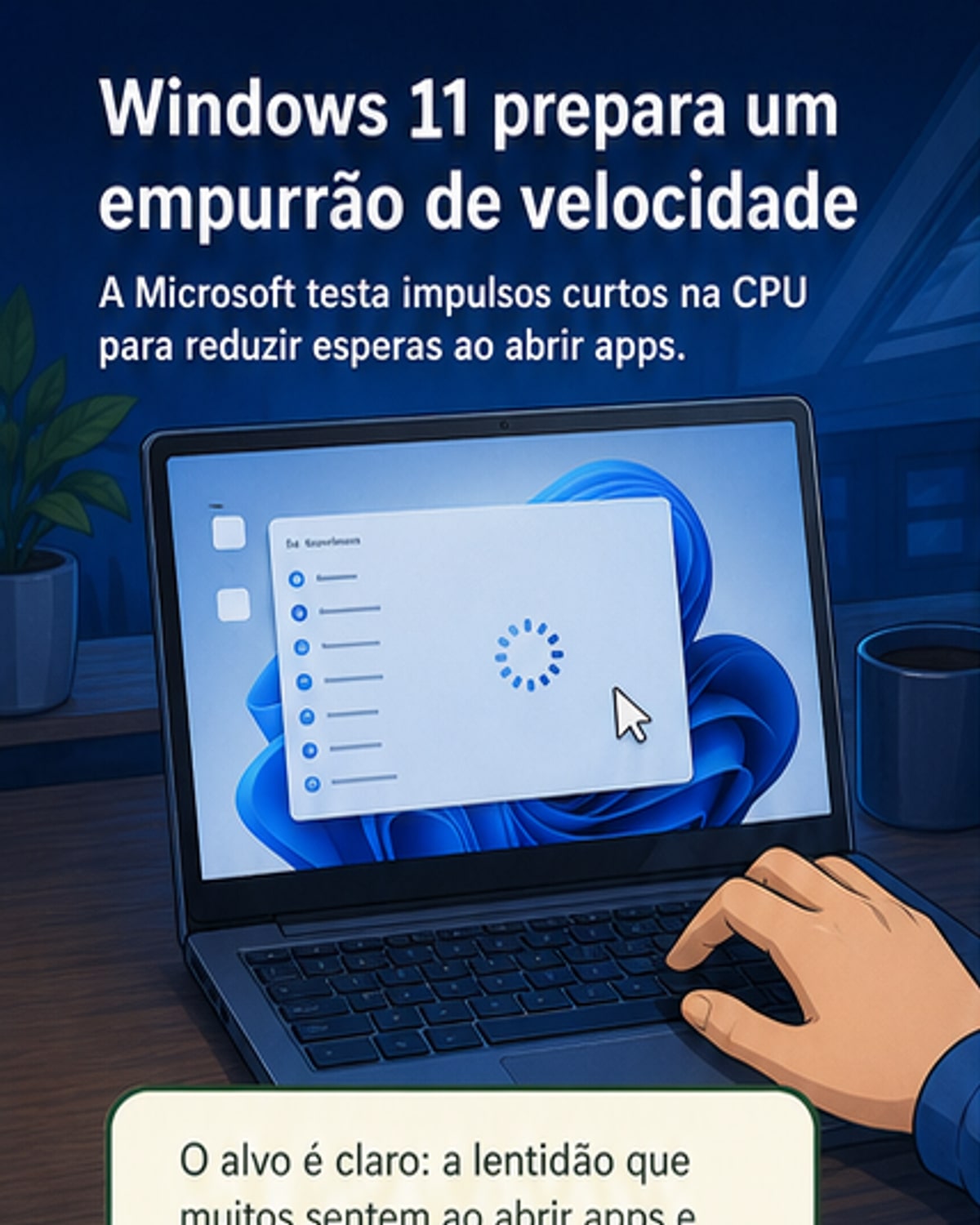 Windows 11 vai abrir apps até 70% mais rápido