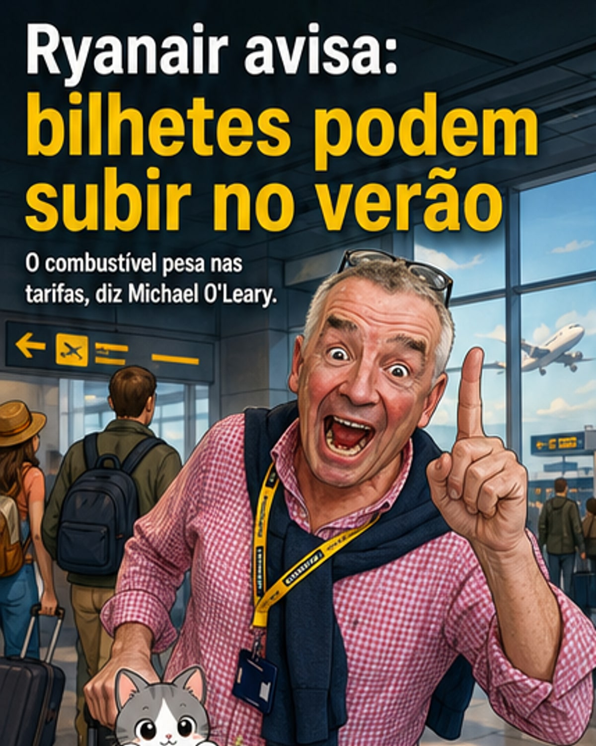 Ryanair alerta: preços sobem no verão
