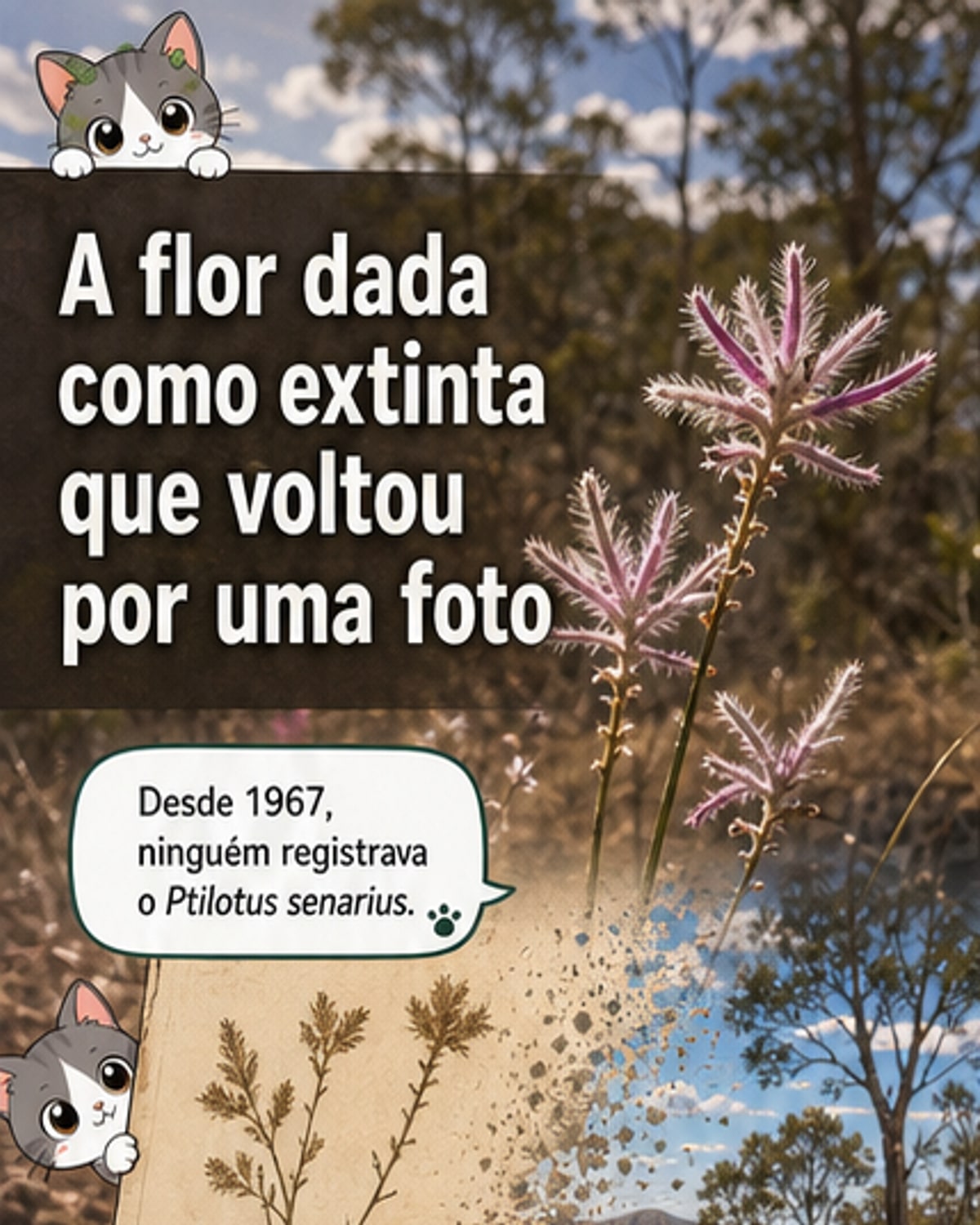 Planta extinta reaparece na Austrália