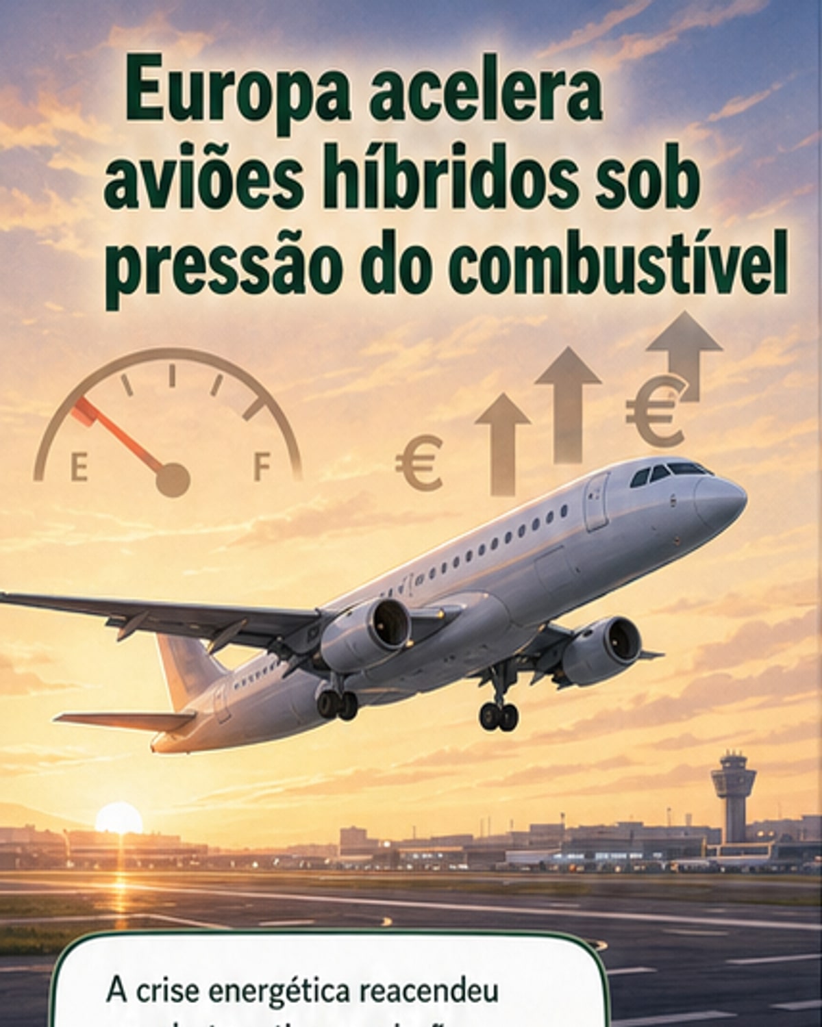 Aviação europeia aposta em híbridos elétricos