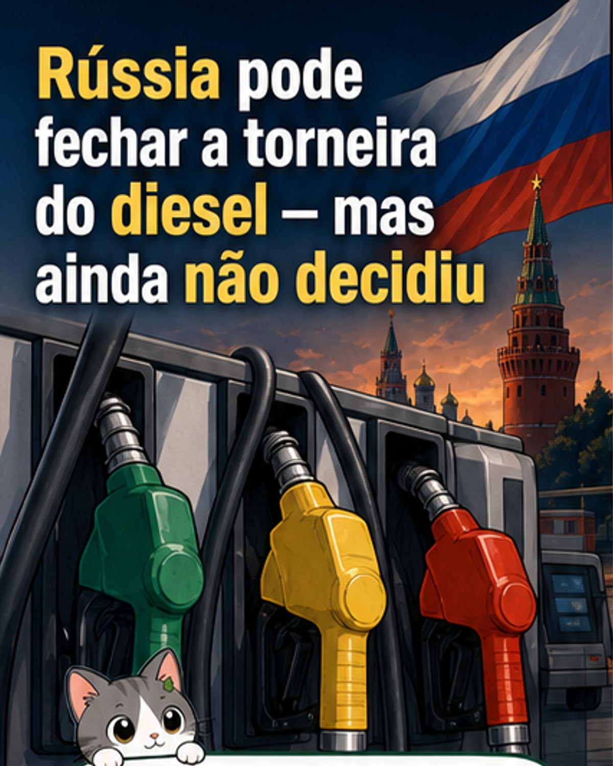 Rússia pode restringir exportações de diesel