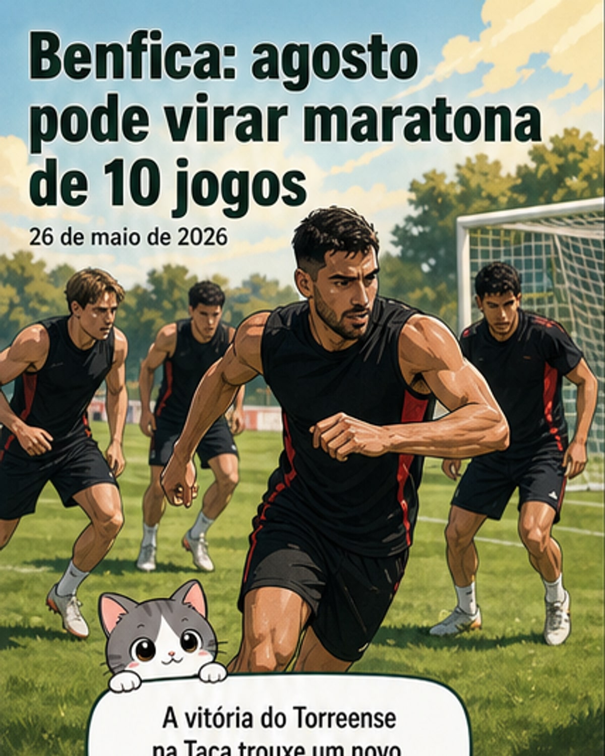 Benfica com até 10 jogos em 38 dias