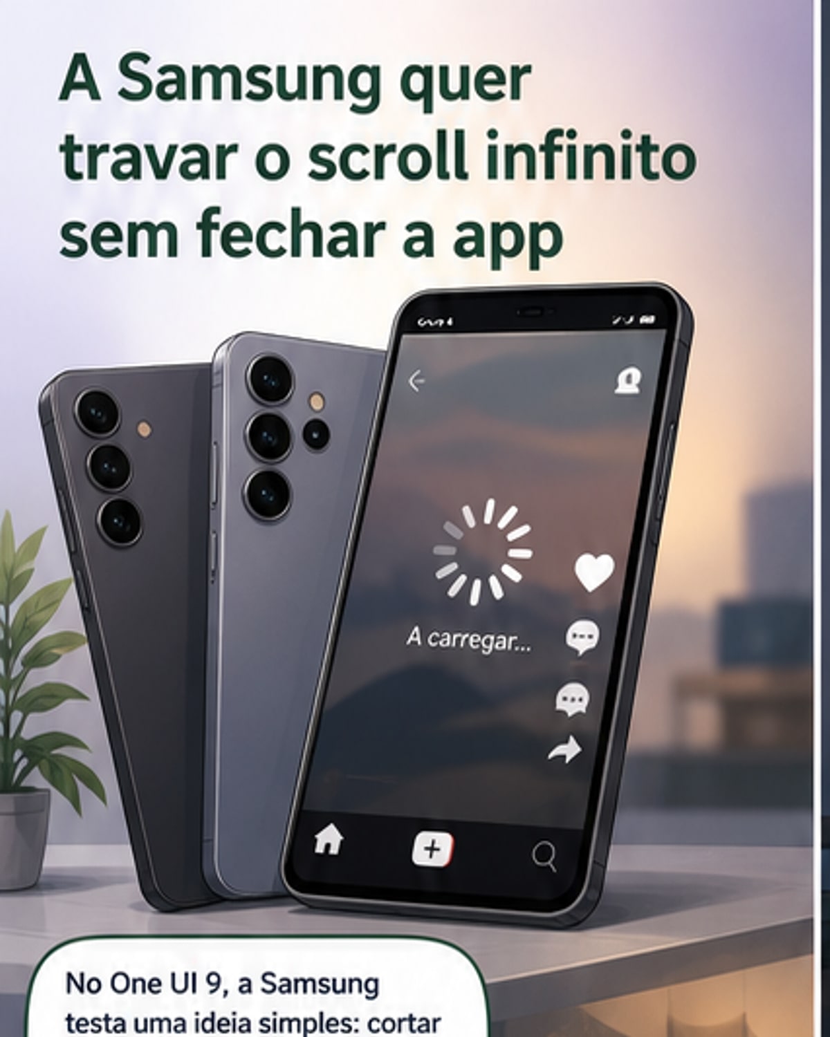 Samsung cria barreira contra vício em apps