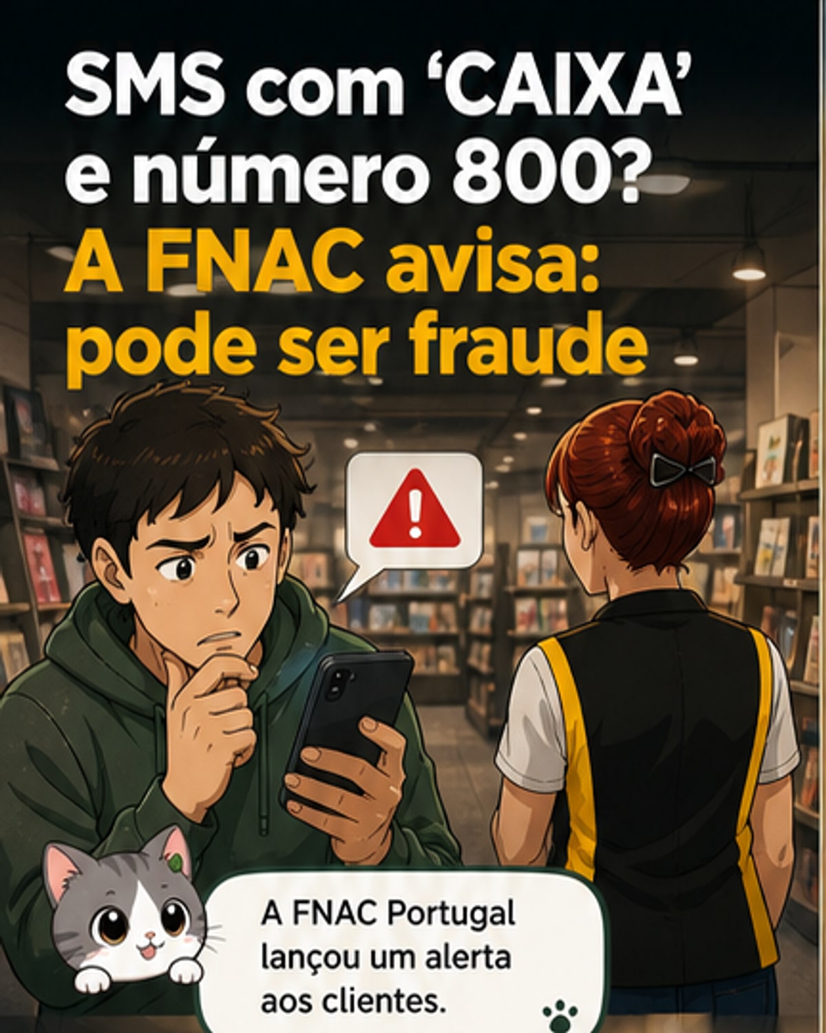 FNAC alerta para nova fraude por SMS