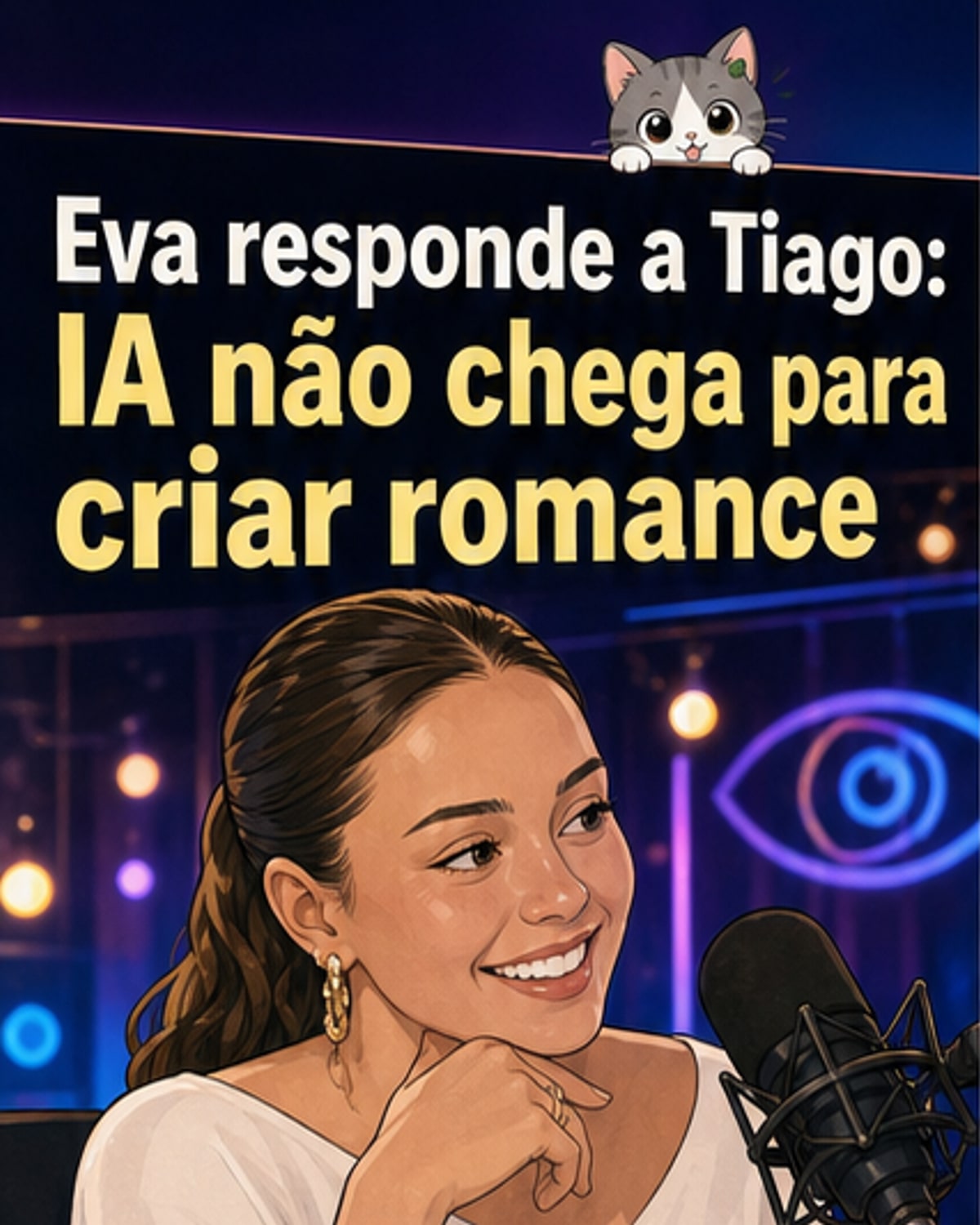 Eva reage a vídeos de IA com Tiago