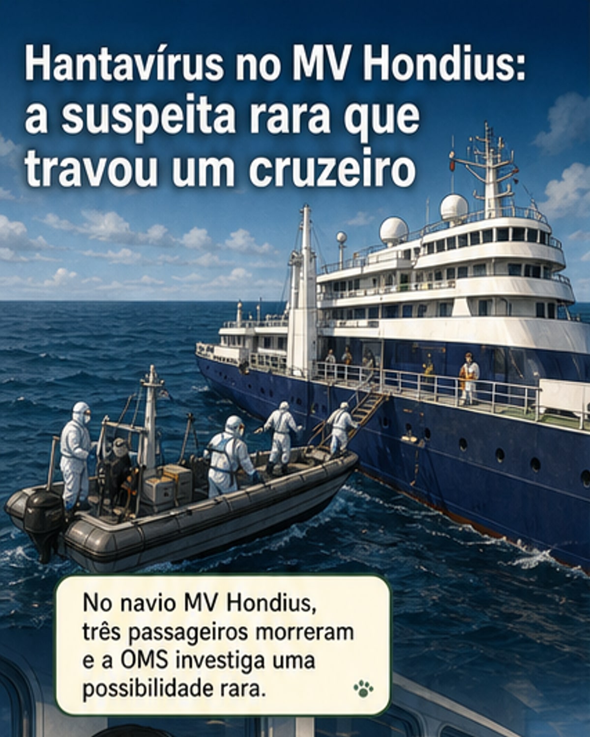Hantavírus pode ter se espalhado entre passageiros