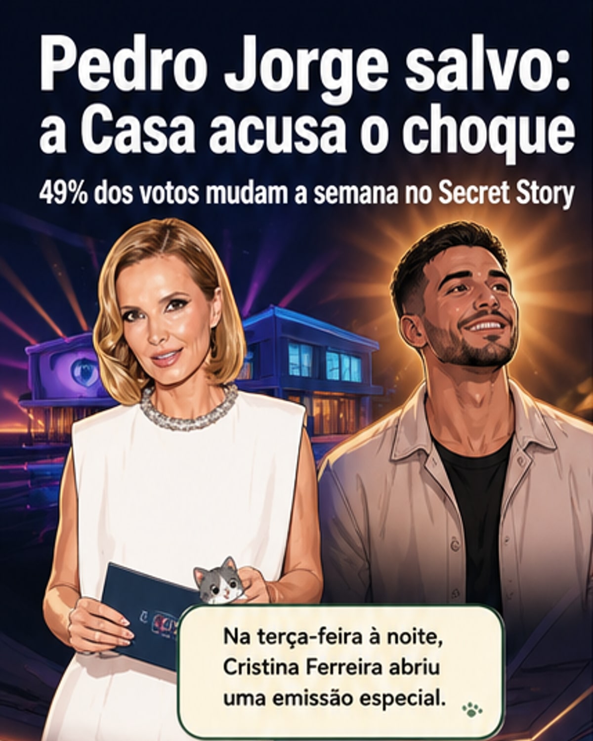 Pedro Jorge salvo por 49%