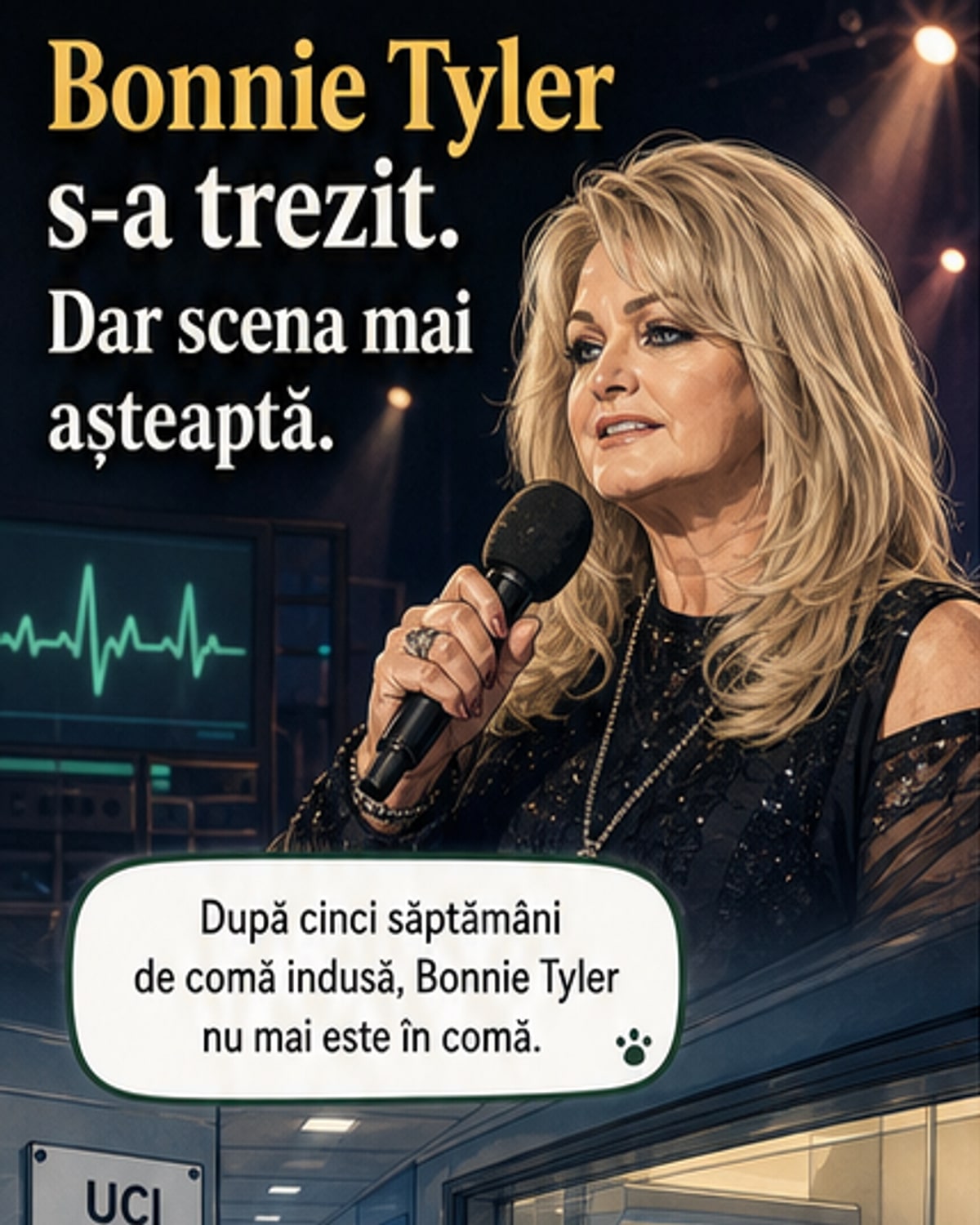 Bonnie Tyler s-a trezit din comă