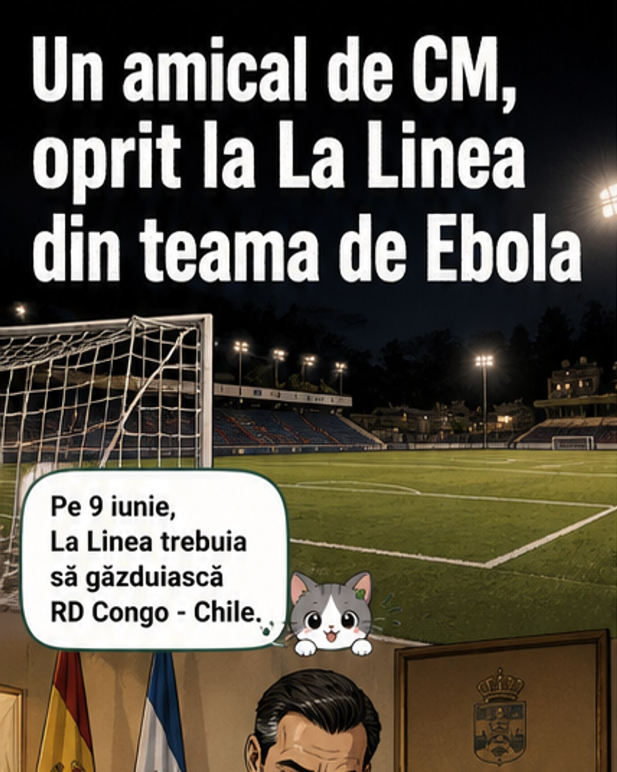 Un meci de fotbal a fost anulat din cauza Ebola