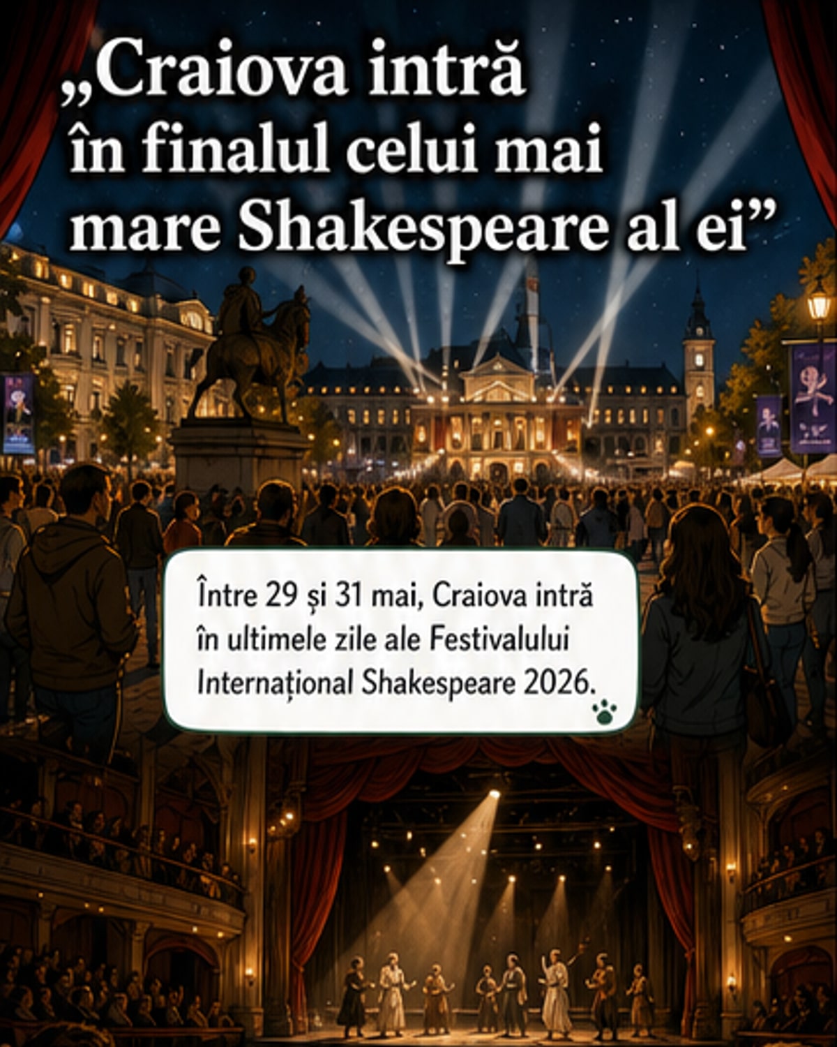 Final spectaculos la Festivalul Shakespeare