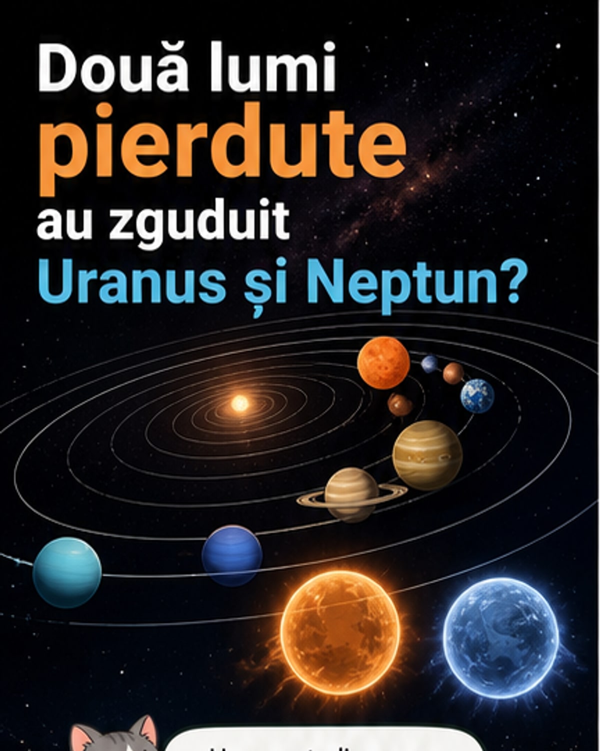 Două super-Pământuri au orbitat lângă Uranus