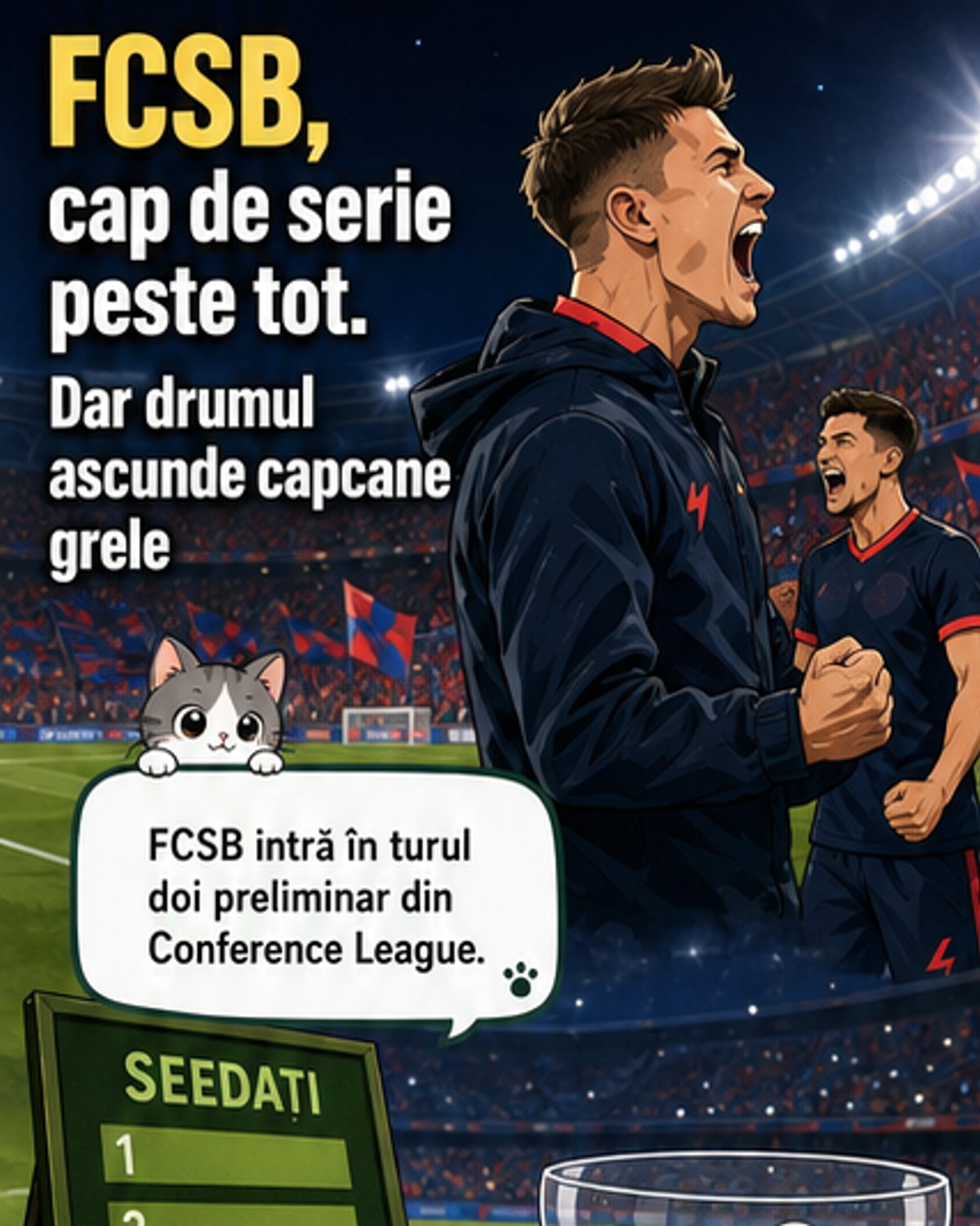 FCSB are avantaj mare în preliminariile Conference League