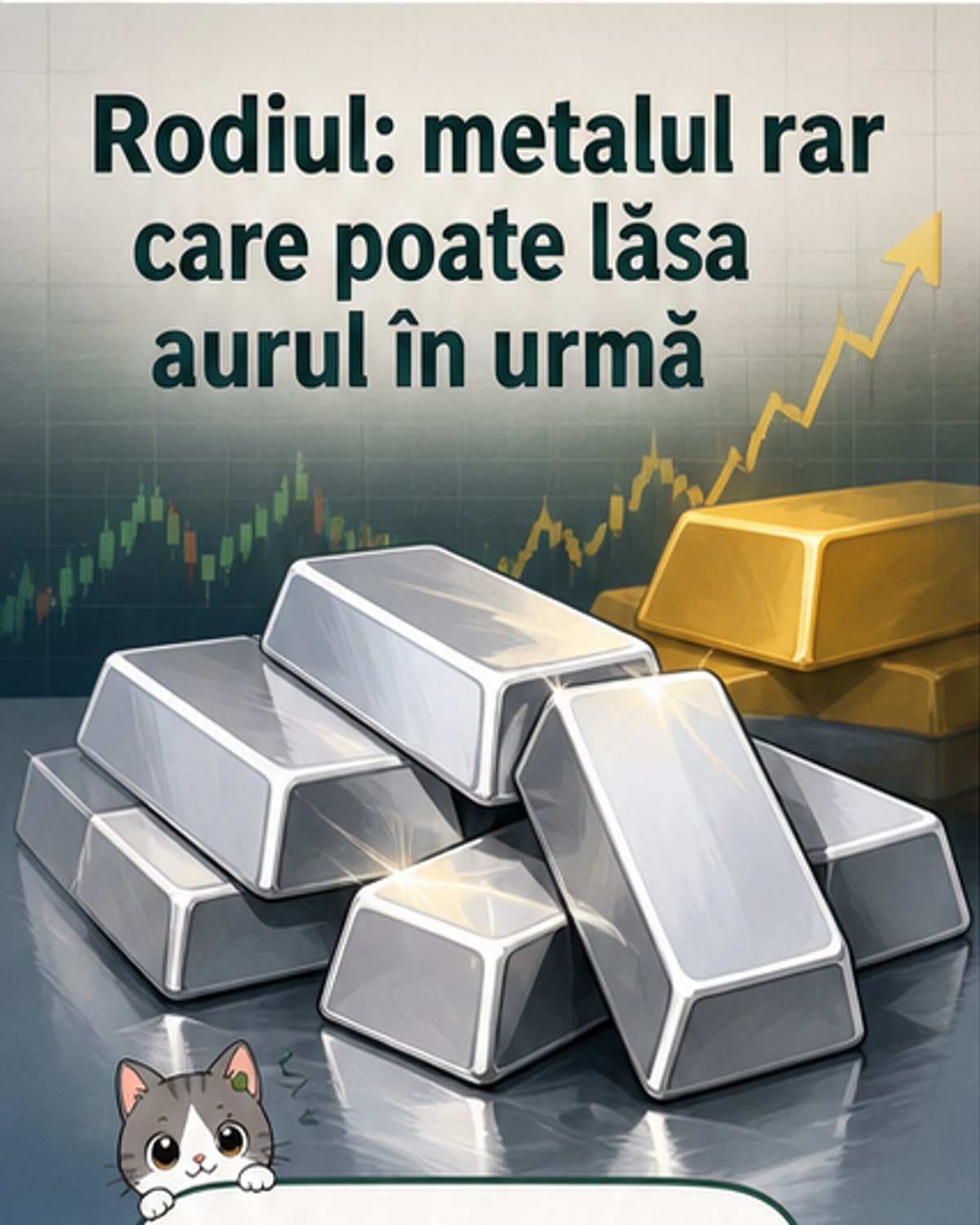 Rodiul depășește aurul ca preț