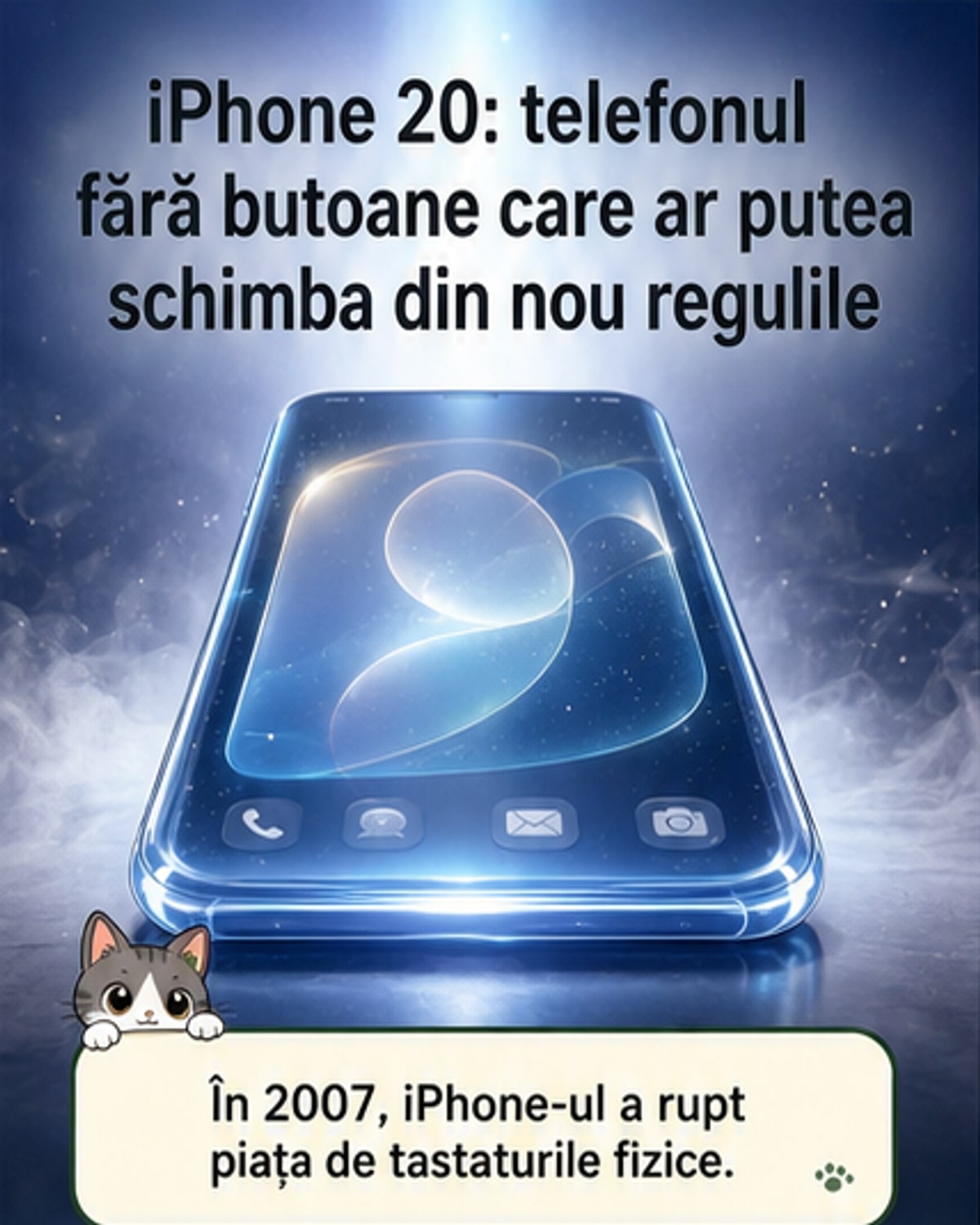 iPhone fără butoane în 2027?