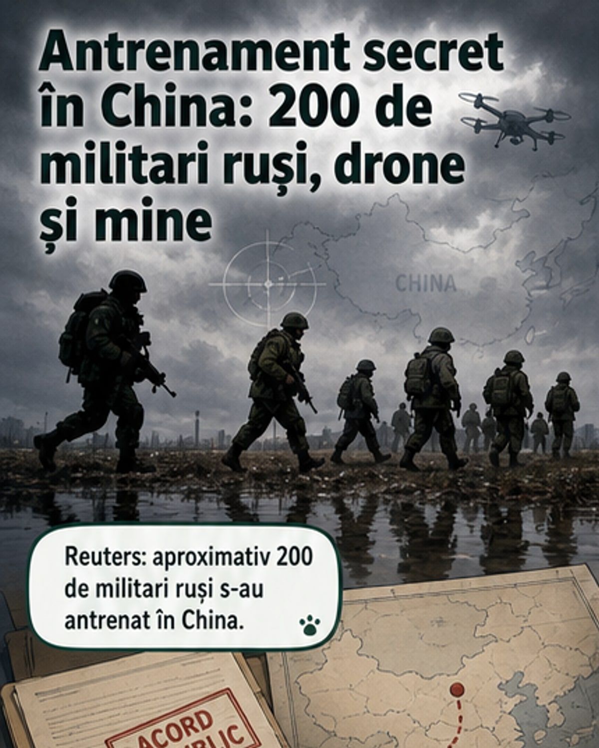 200 de militari ruși au fost antrenați în China