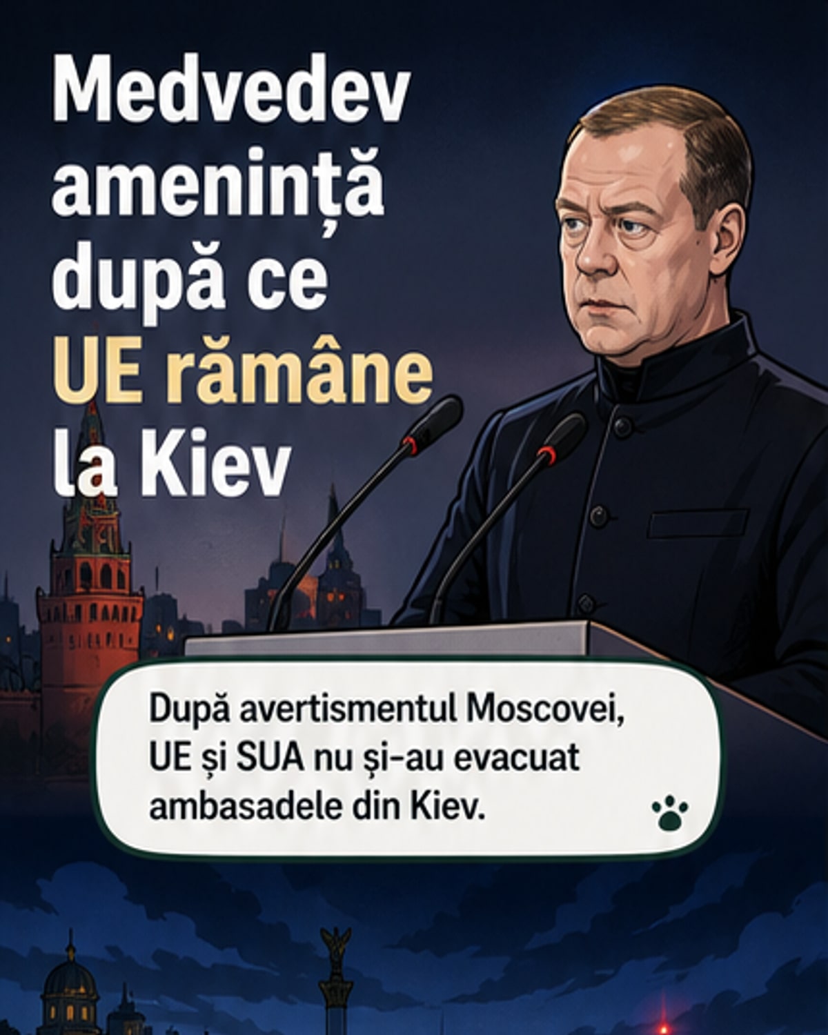 Medvedev: UE are diplomați în plus