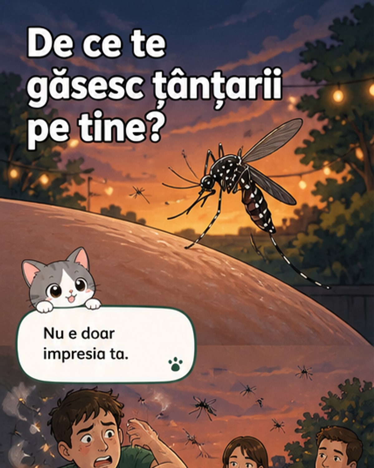 Tânțarii te aleg pe tine? Știința spune de ce