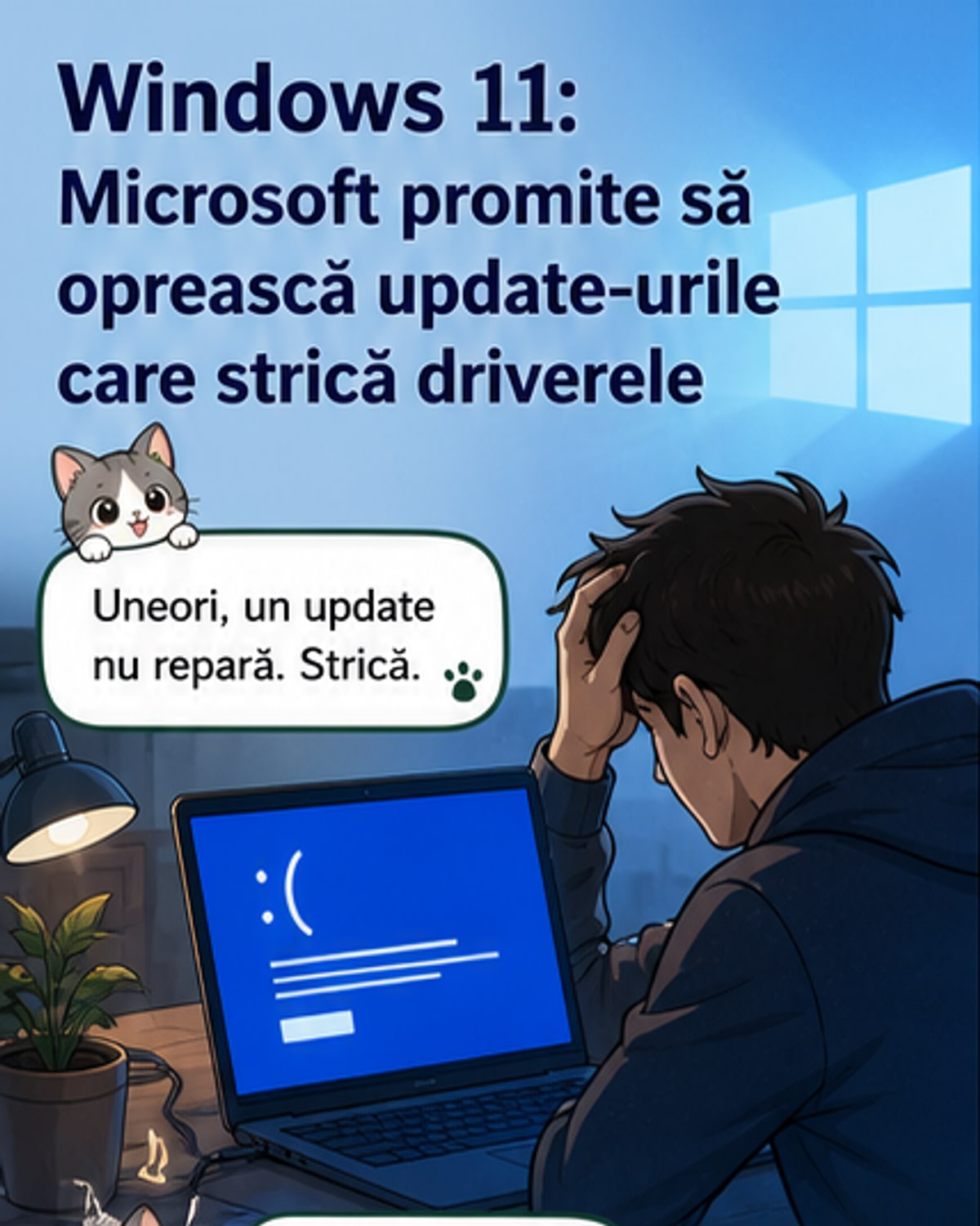 Microsoft vrea să repare problema driverelor în Windows 11
