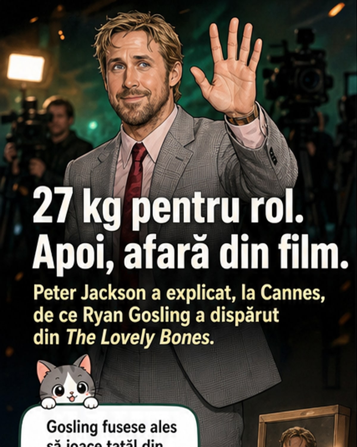 Gosling a slăbit 27 kg după concediere