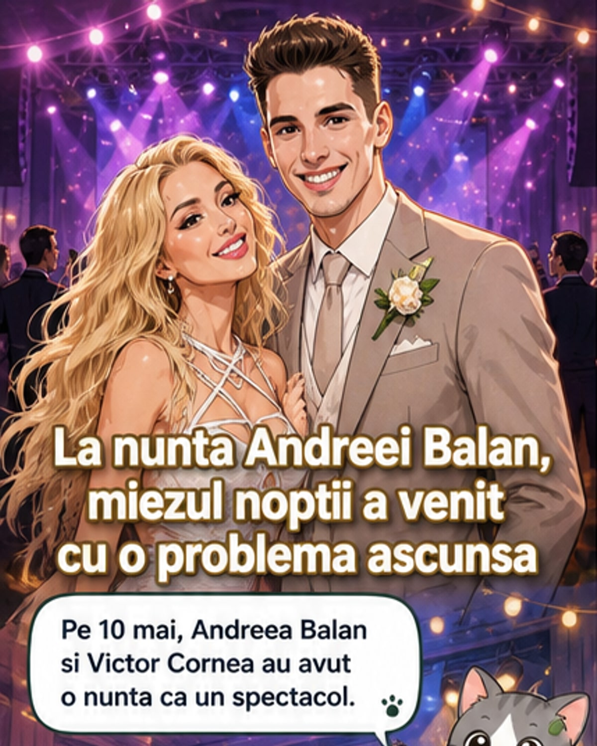 Cum a salvat Flick nunta Andreei Bălan