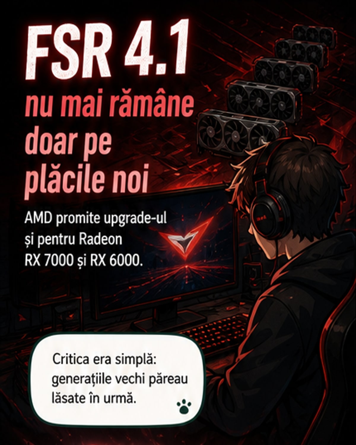 AMD aduce FSR 4.1 pe plăci mai vechi