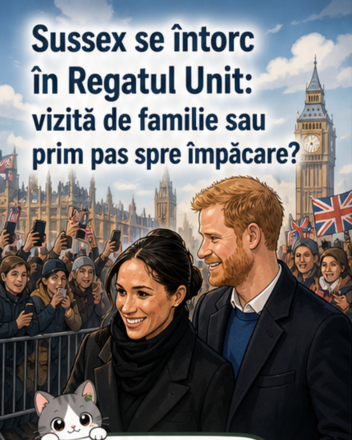 Harry și Meghan revin în Regatul Unit