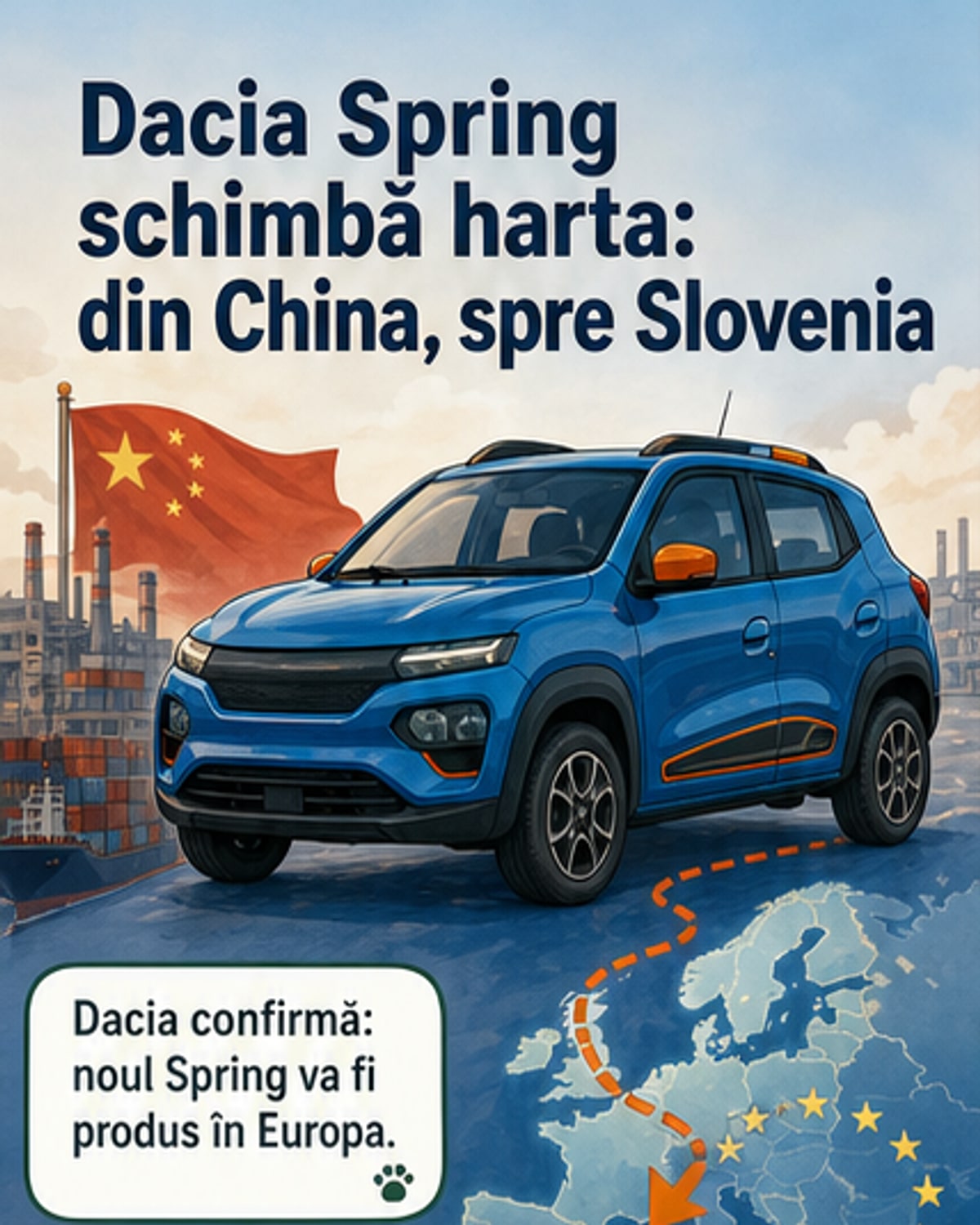 Dacia mută producția Spring în Europa
